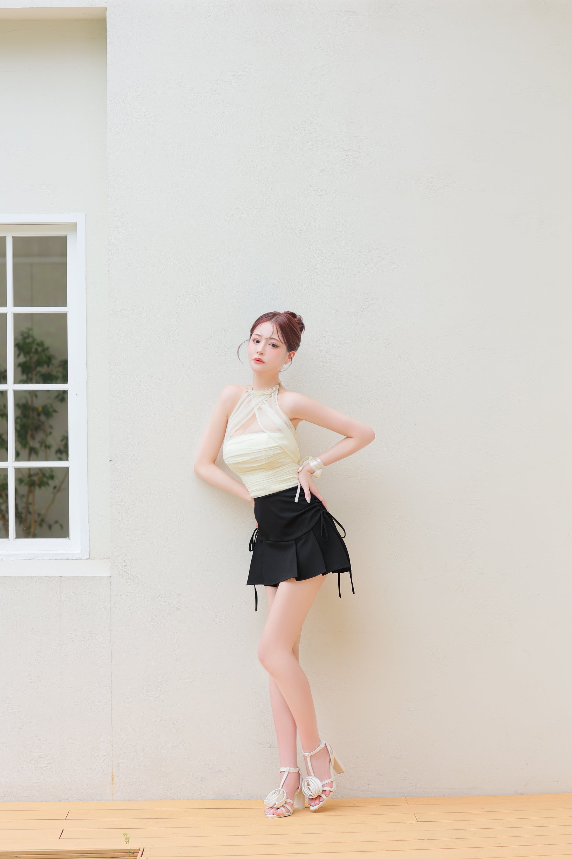 【XS～Lサイズあり】Soleil de brille setup dress (brille3386)