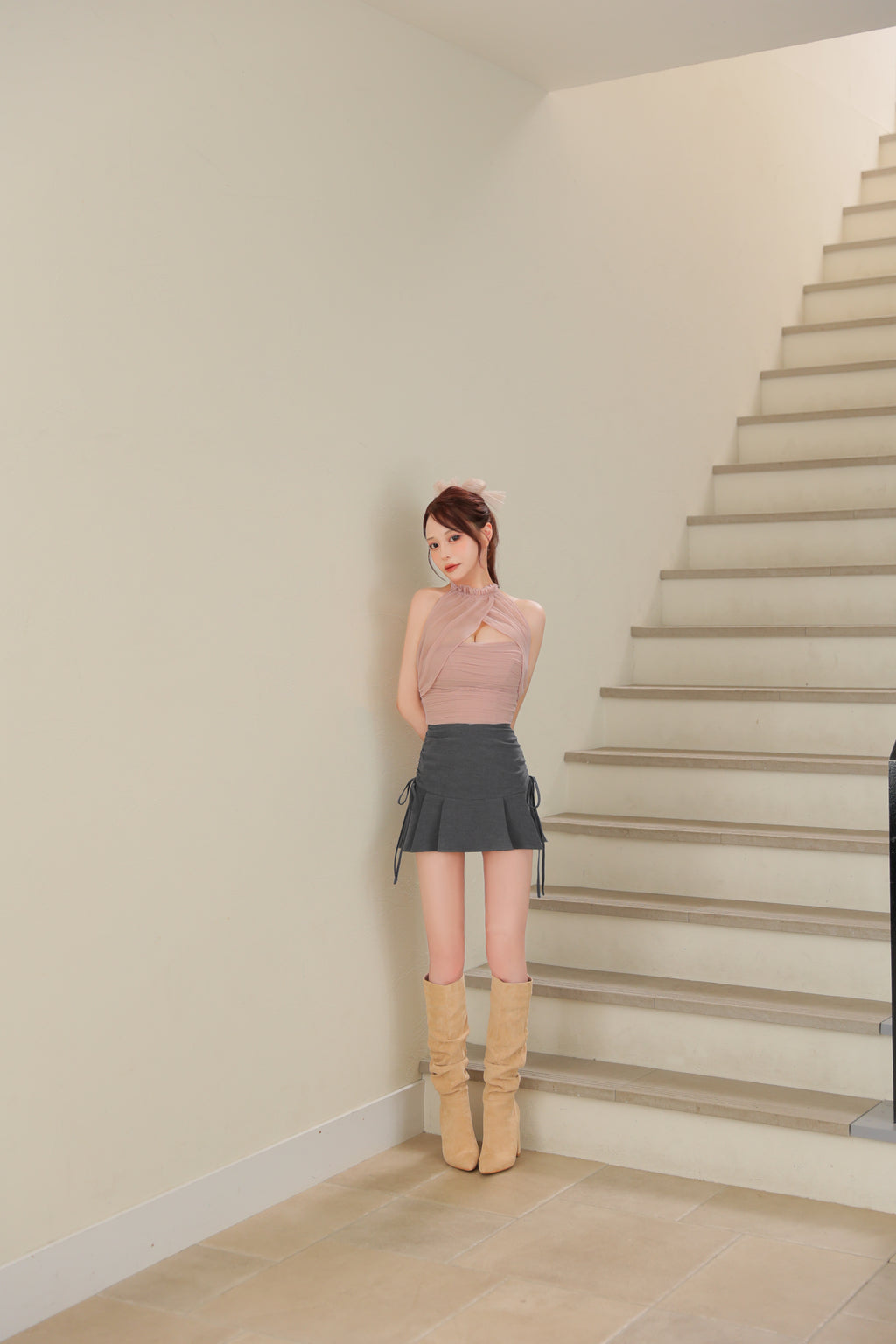 【XS～Lサイズあり】Soleil de brille setup dress (brille3386)