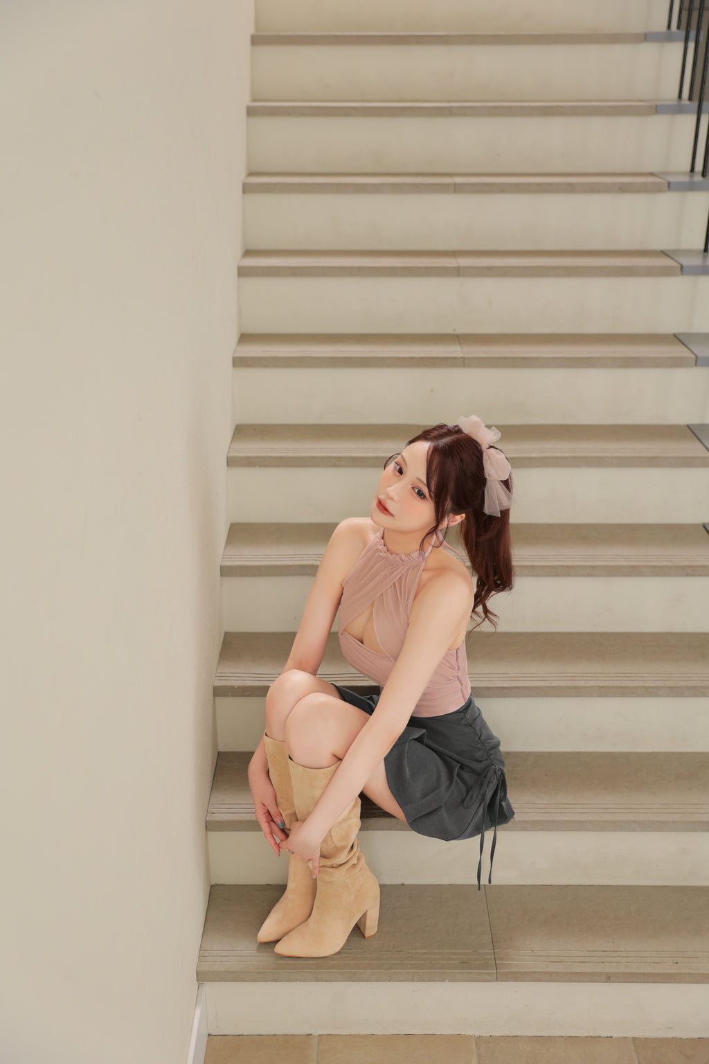 【XS～Lサイズあり】Soleil de brille setup dress (brille3386)