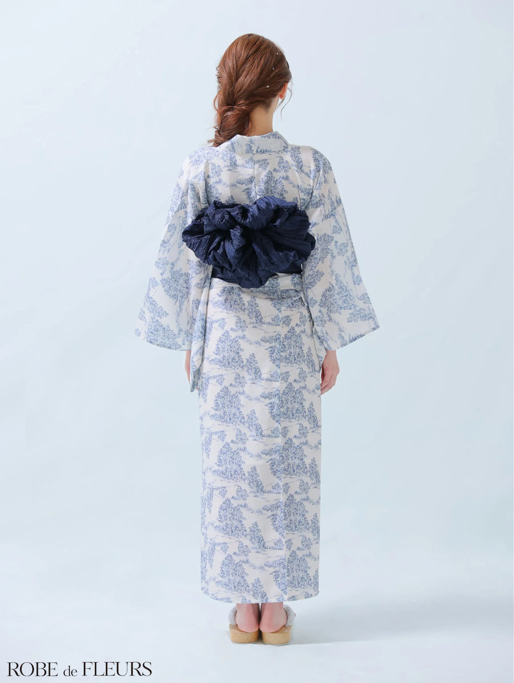 【浴衣】ROBE de FLEURS Floral print yukata　(fm3375)