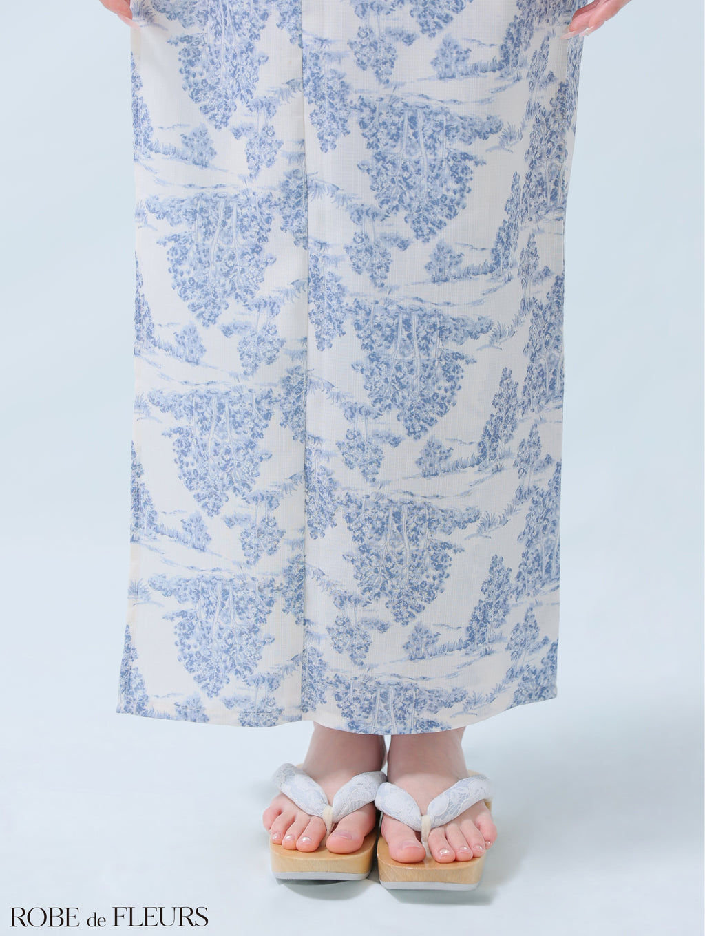 【浴衣】ROBE de FLEURS Floral print yukata　(fm3375)