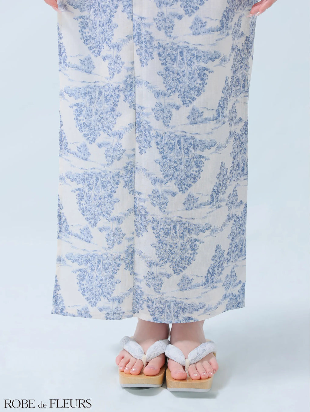 【浴衣】ROBE de FLEURS Floral print yukata　(fm3375)