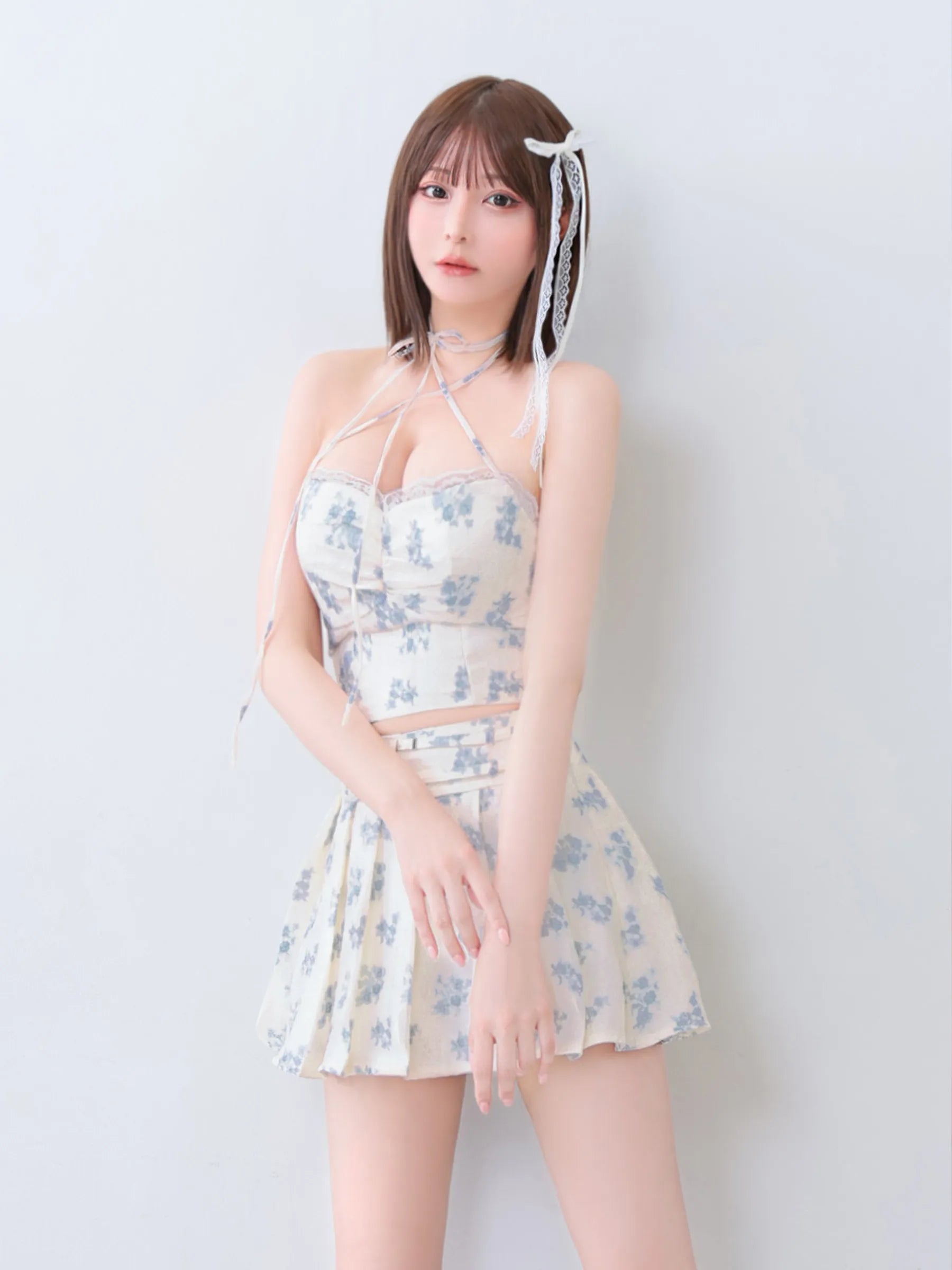ivory×blue