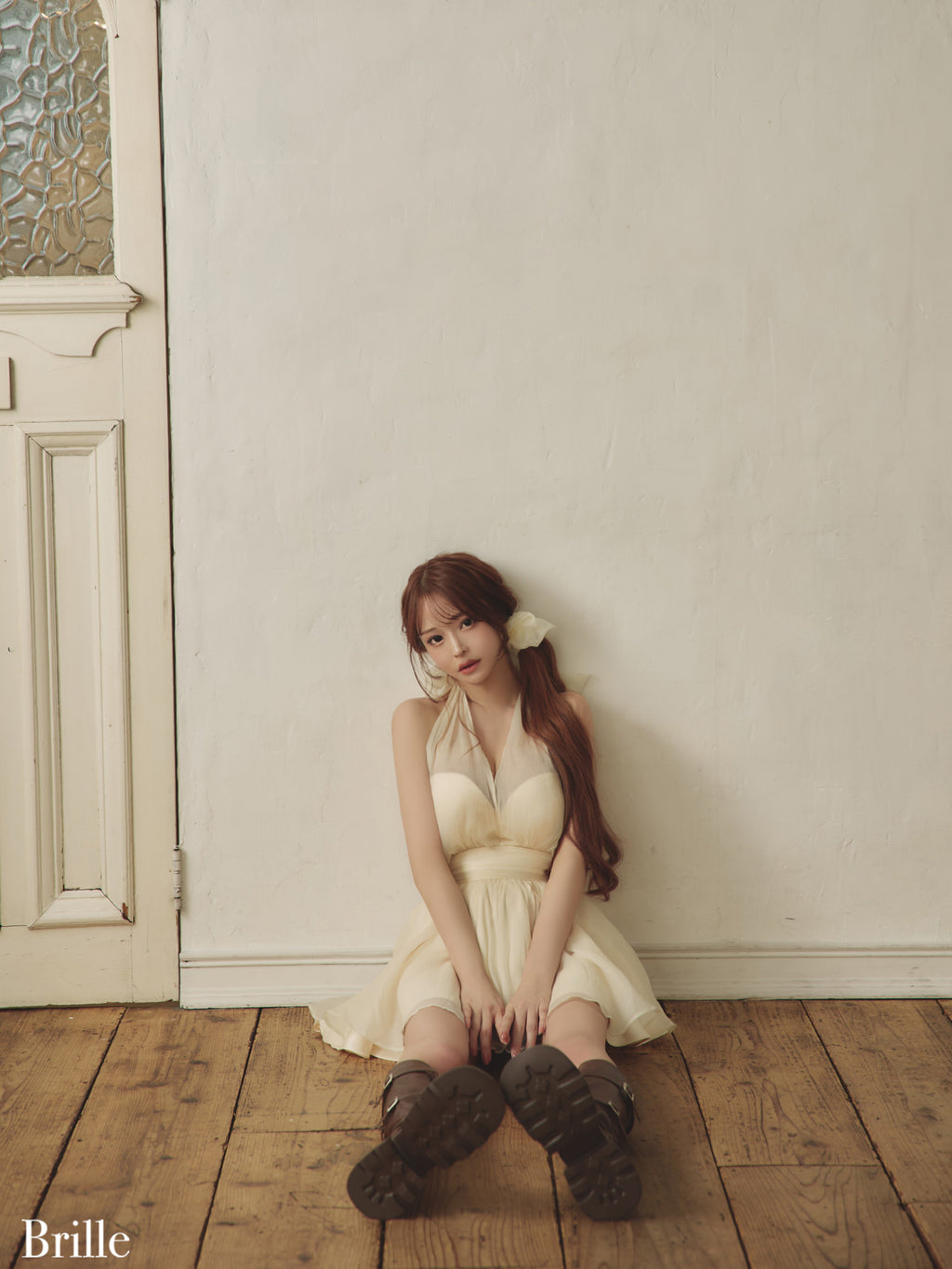【XS～Lサイズあり】Lune de brille mini dress (brille3791)