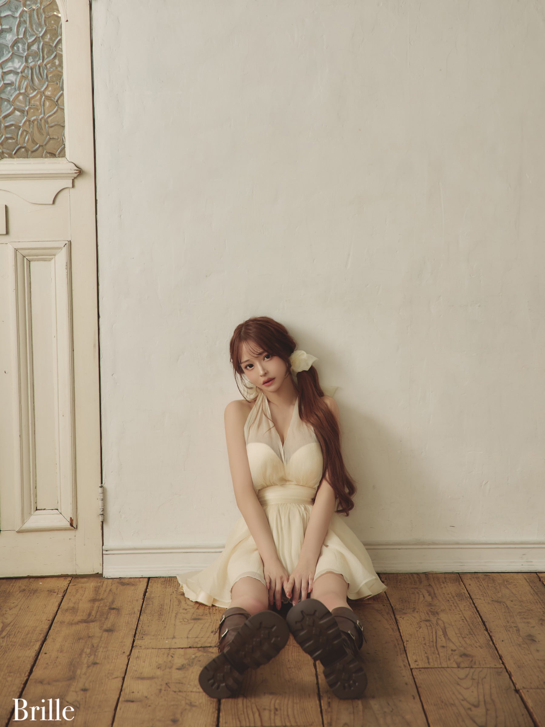 【XS～Lサイズあり】Lune de brille mini dress (brille3791)