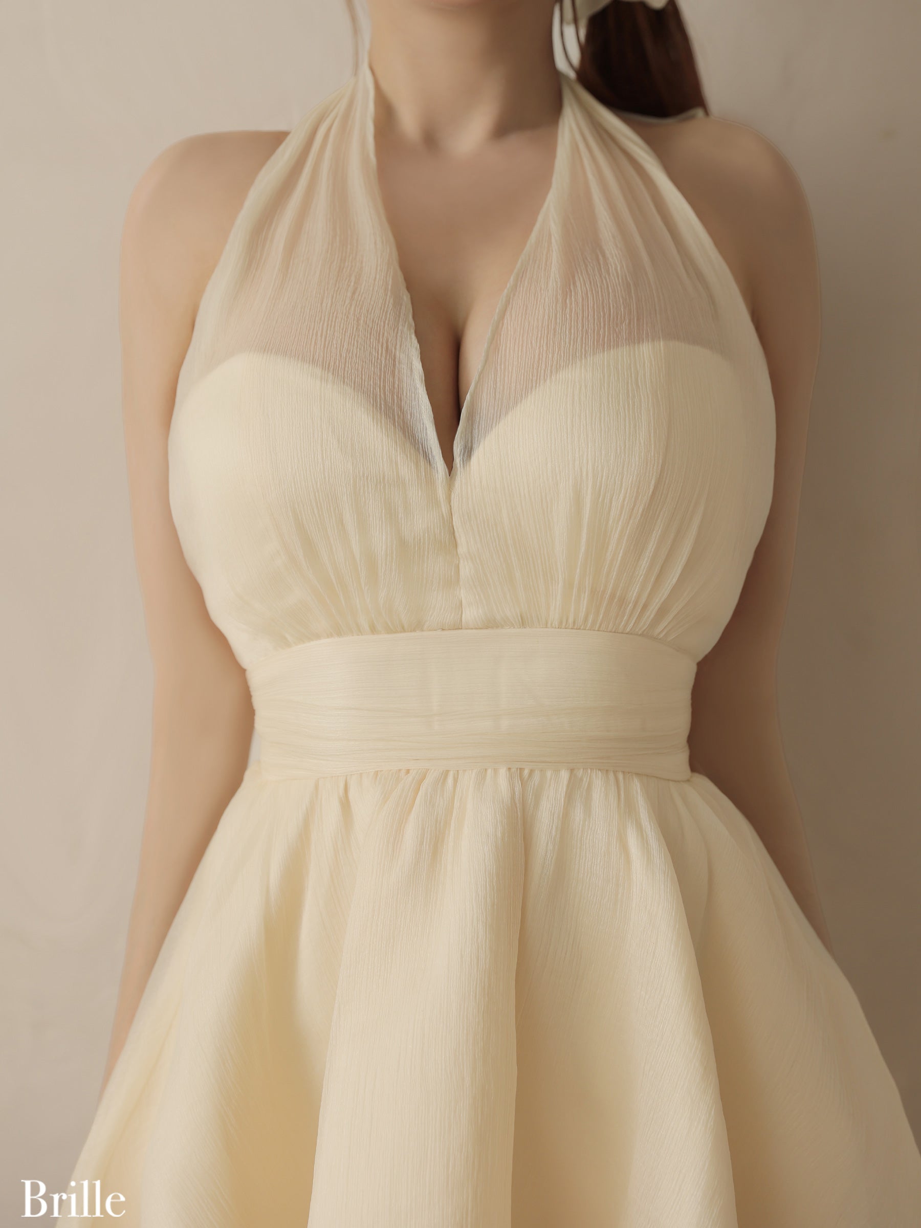 【XS～Lサイズあり】Lune de brille mini dress (brille3791)