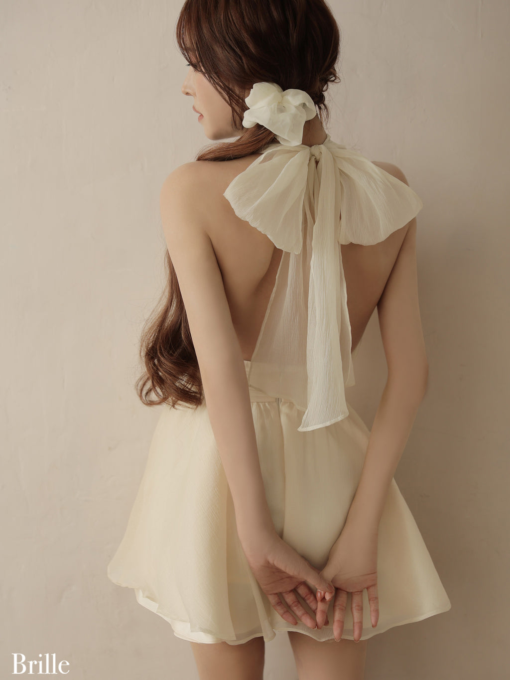 【XS～Lサイズあり】Lune de brille mini dress (brille3791)
