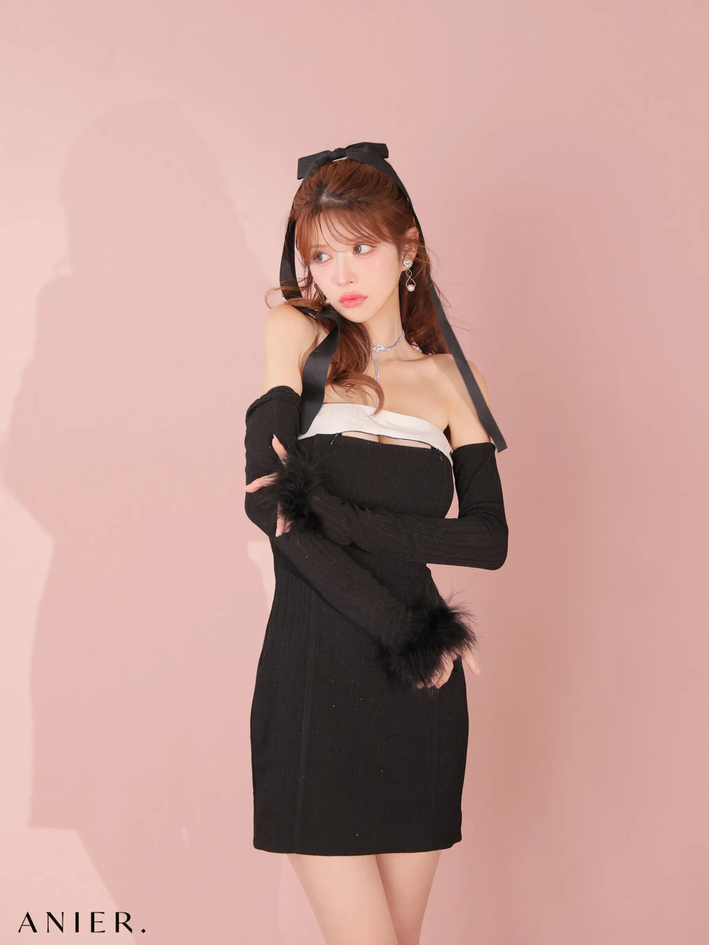Bear armwarmer cat halloween dress (anier4052)