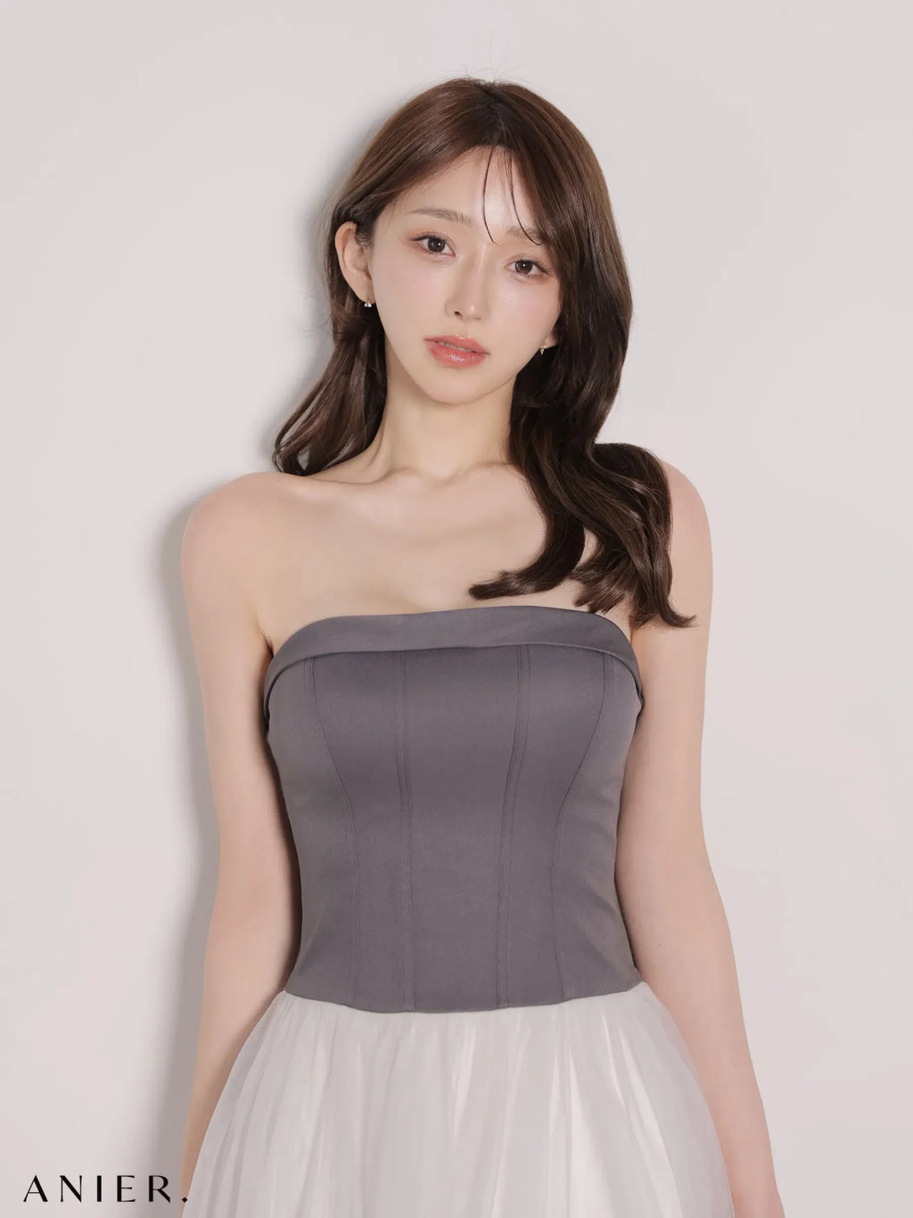 chic corset couture long dress（anier4071）