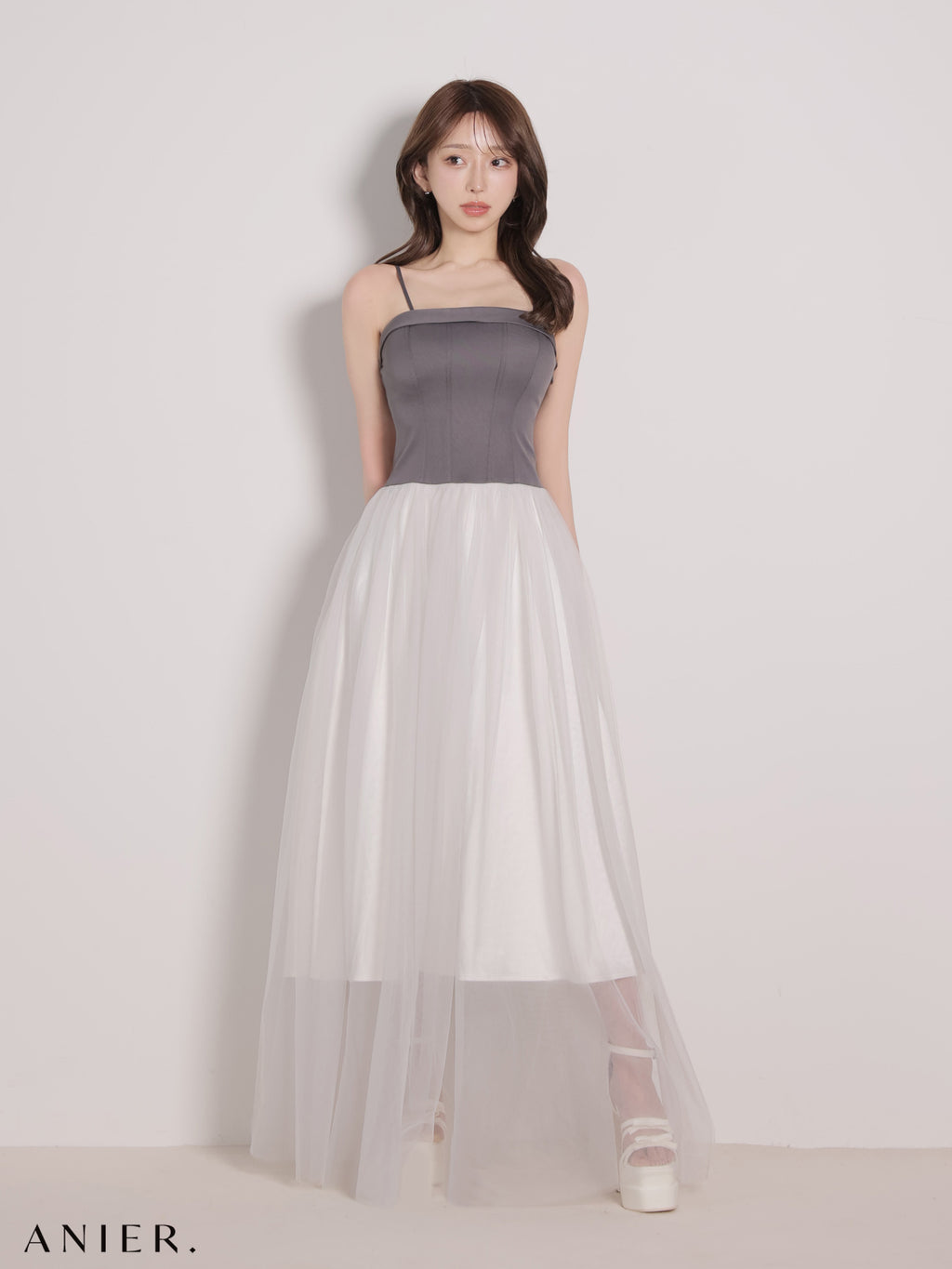 【XSサイズあり】 chic corset couture long dress（anier4071）