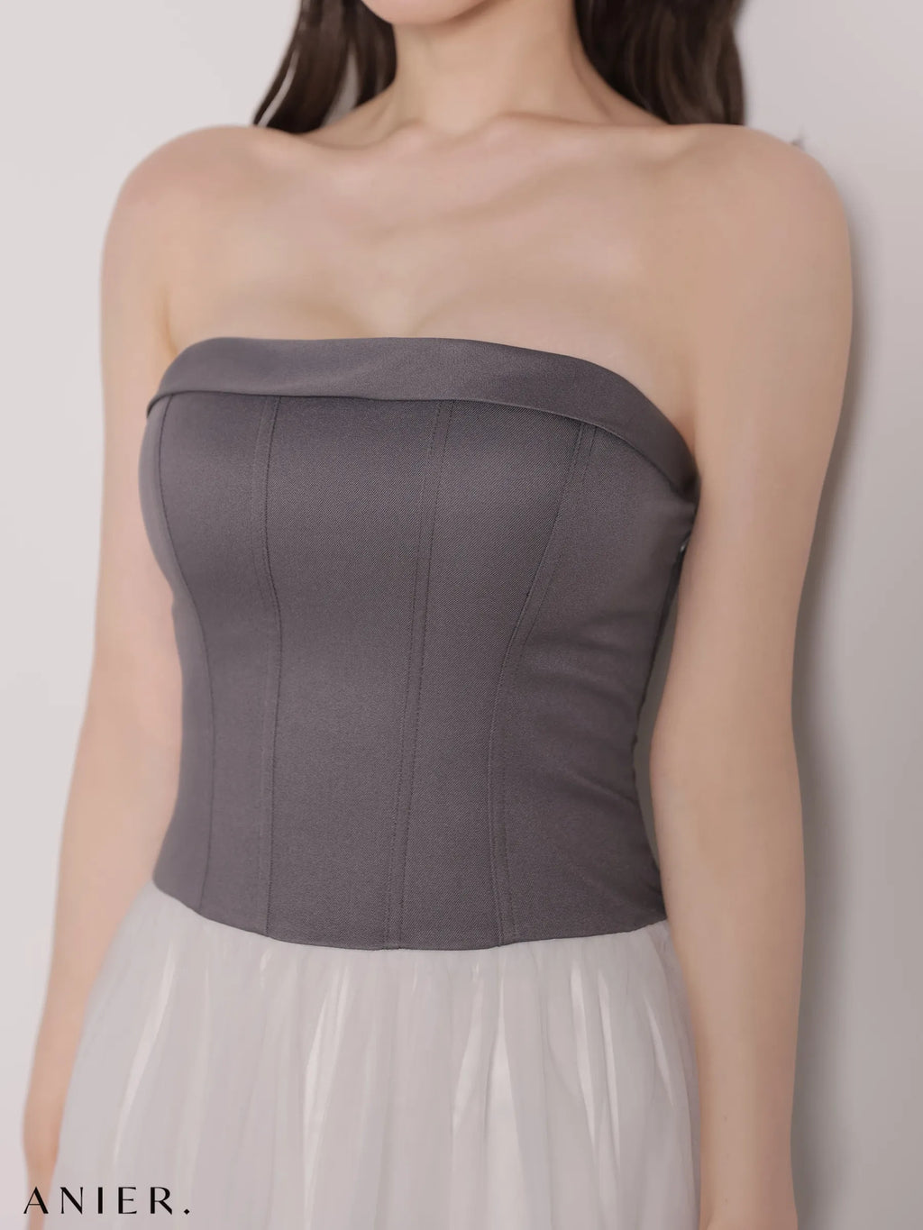 chic corset couture long dress（anier4071）