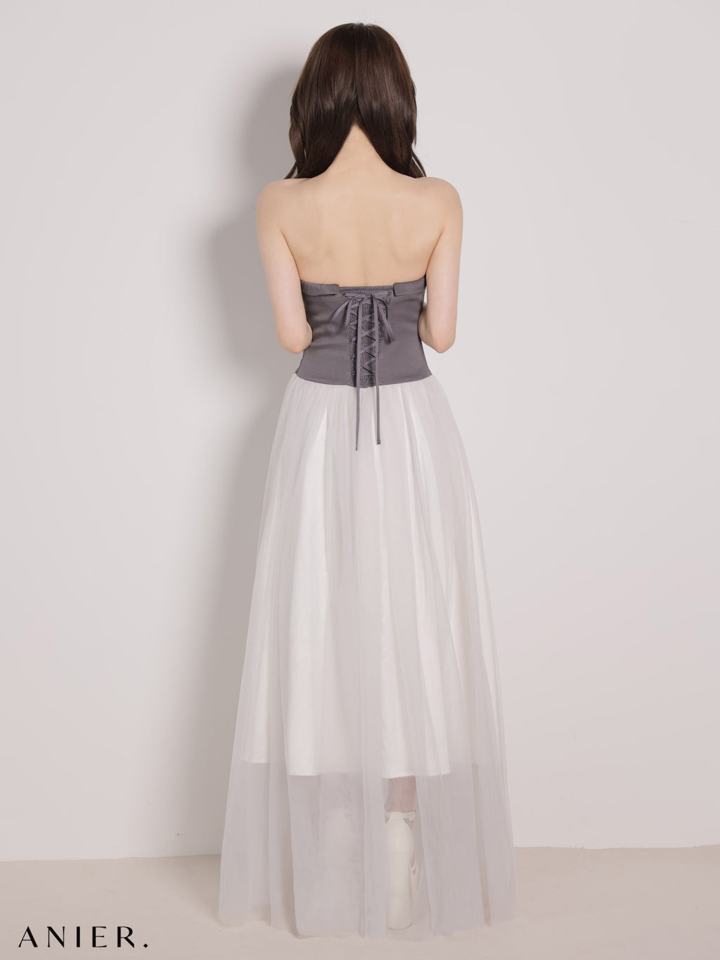 【XSサイズあり】 chic corset couture long dress（anier4071）