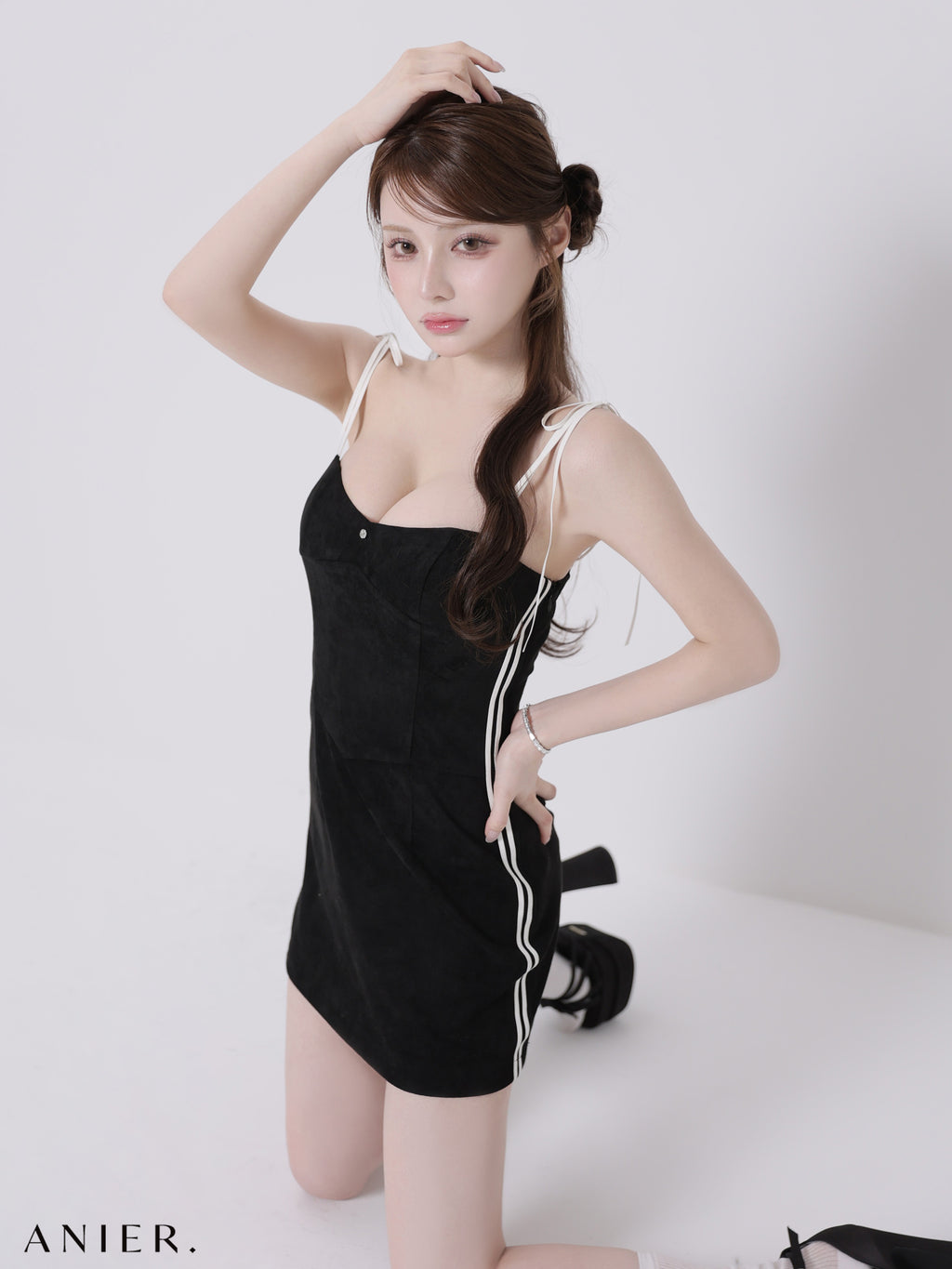 【XSサイズあり】 sports×mode mix dress（anier4076）