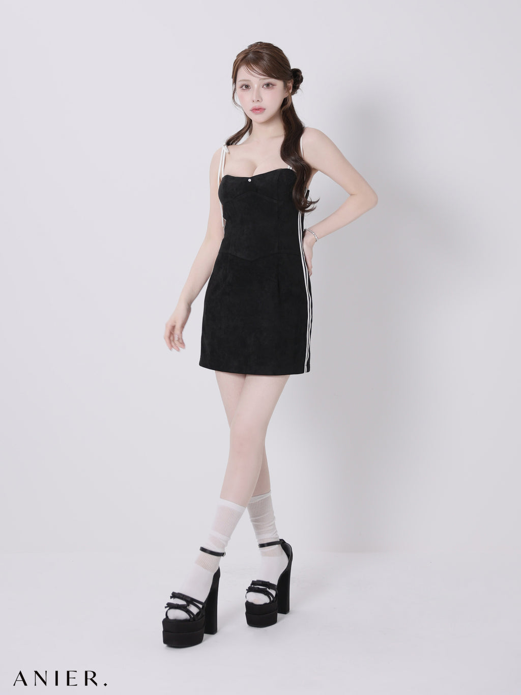 【XSサイズあり】 sports×mode mix dress（anier4076）