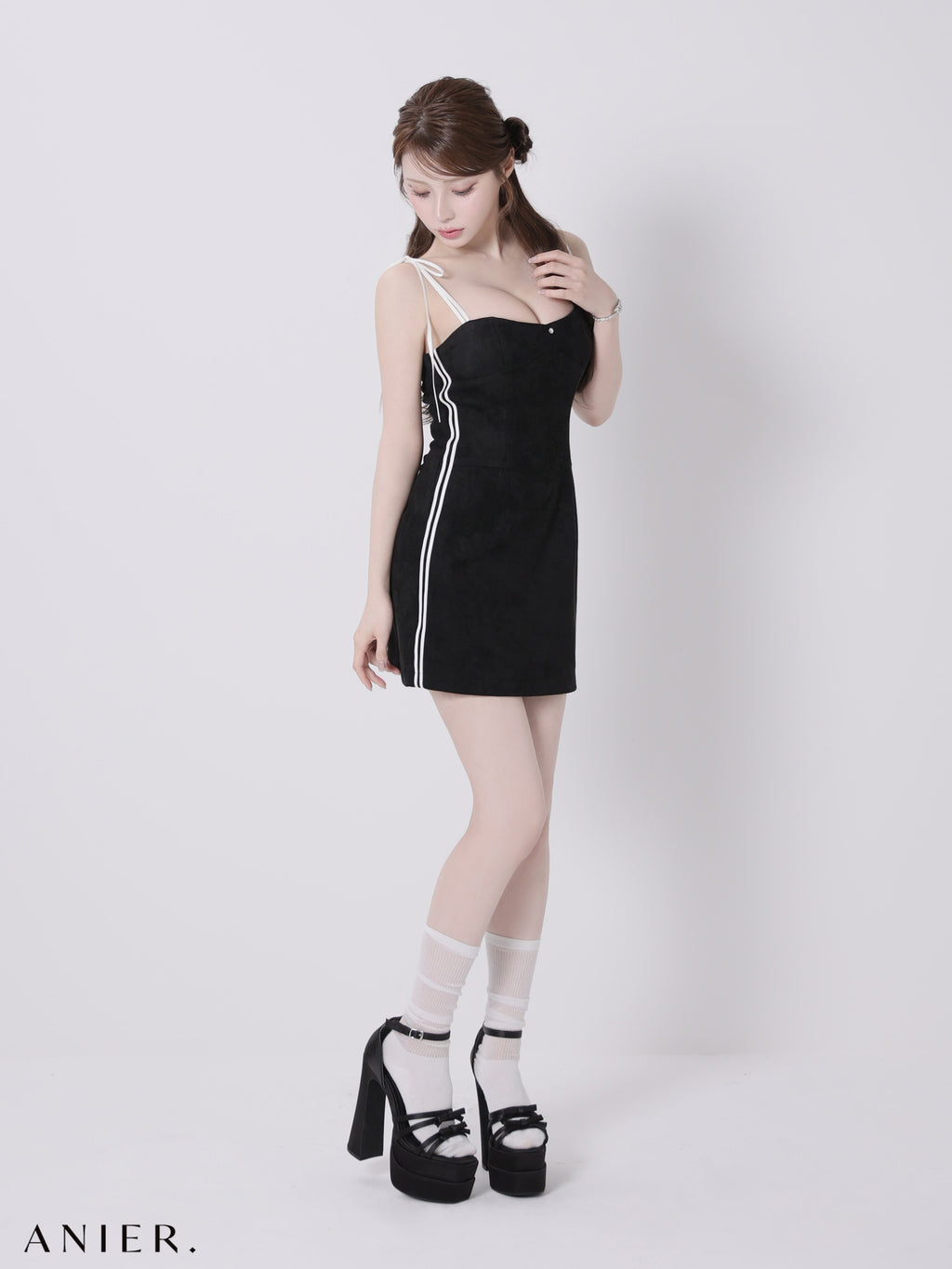 【XSサイズあり】 sports×mode mix dress（anier4076）