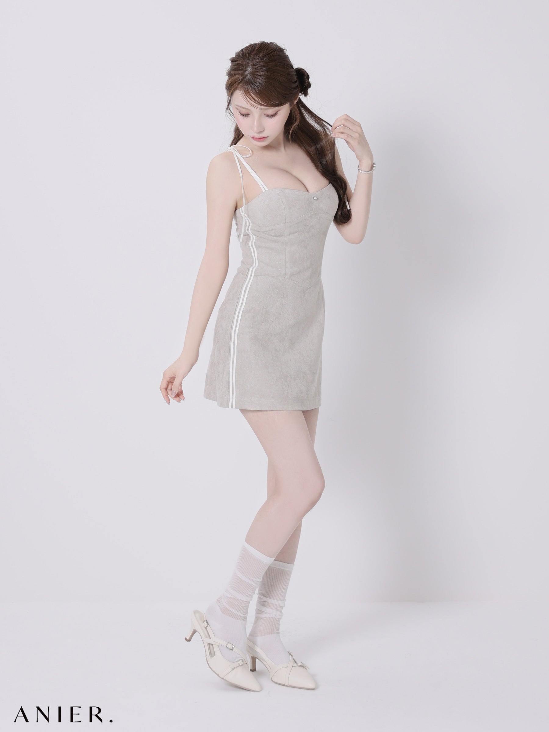 【XSサイズあり】 sports×mode mix dress（anier4076）