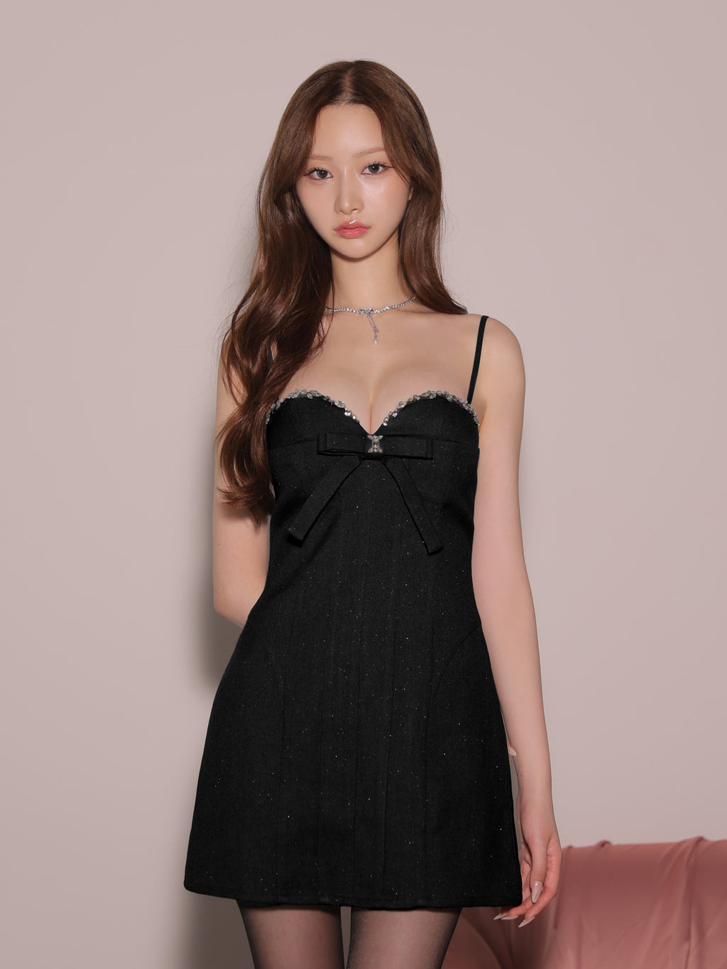 【予約】Starlit Bow Dress  (anier4087)