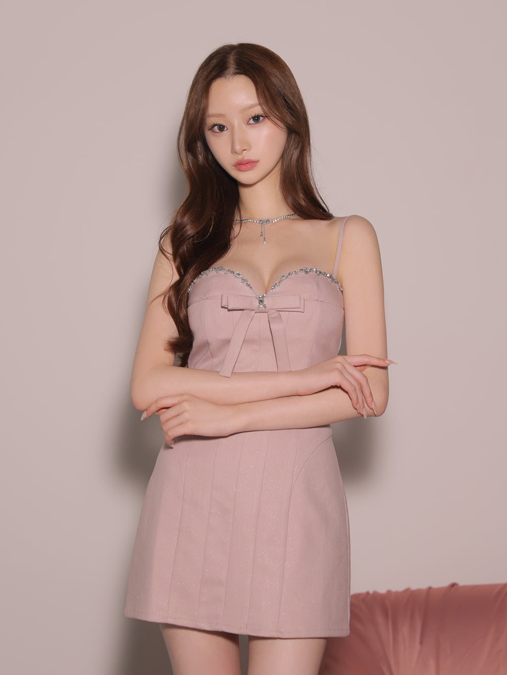 【予約】Starlit Bow Dress  (anier4087)