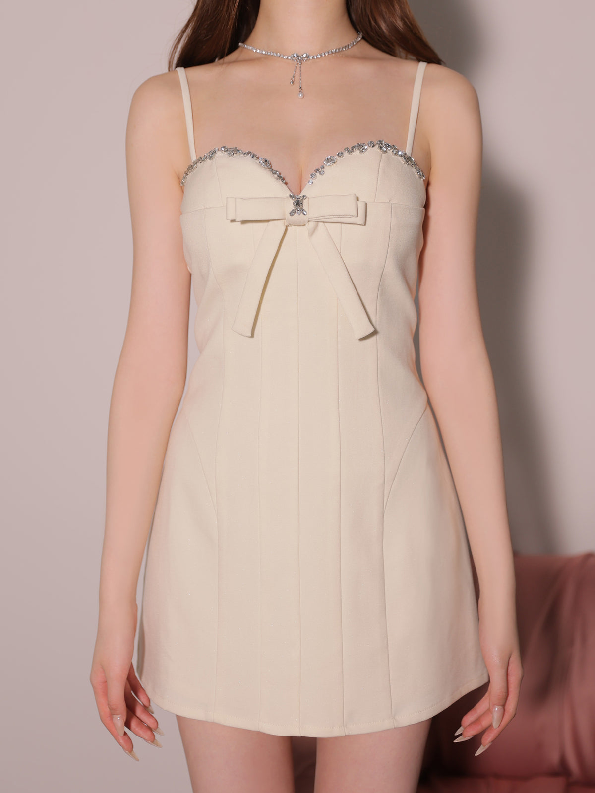 【予約】Starlit Bow Dress  (anier4087)