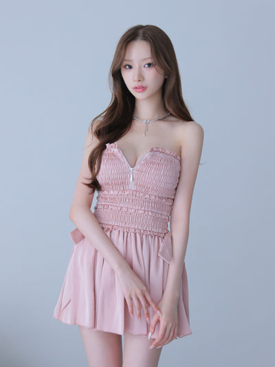 【予約】Kitten Ribbon Dress  (anier4088)