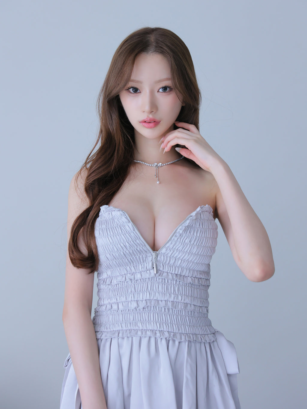 【予約】Kitten Ribbon Dress  (anier4088)