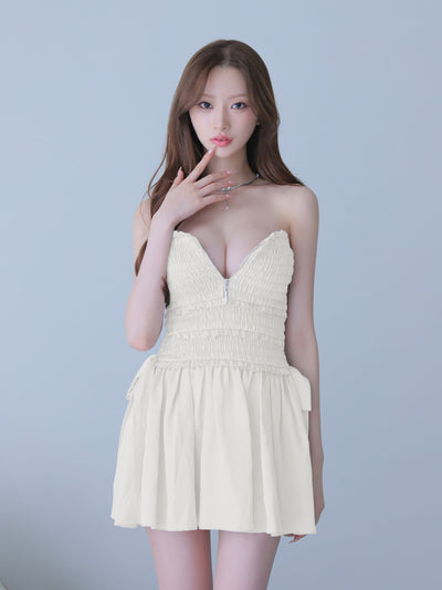 【予約】Kitten Ribbon Dress  (anier4088)