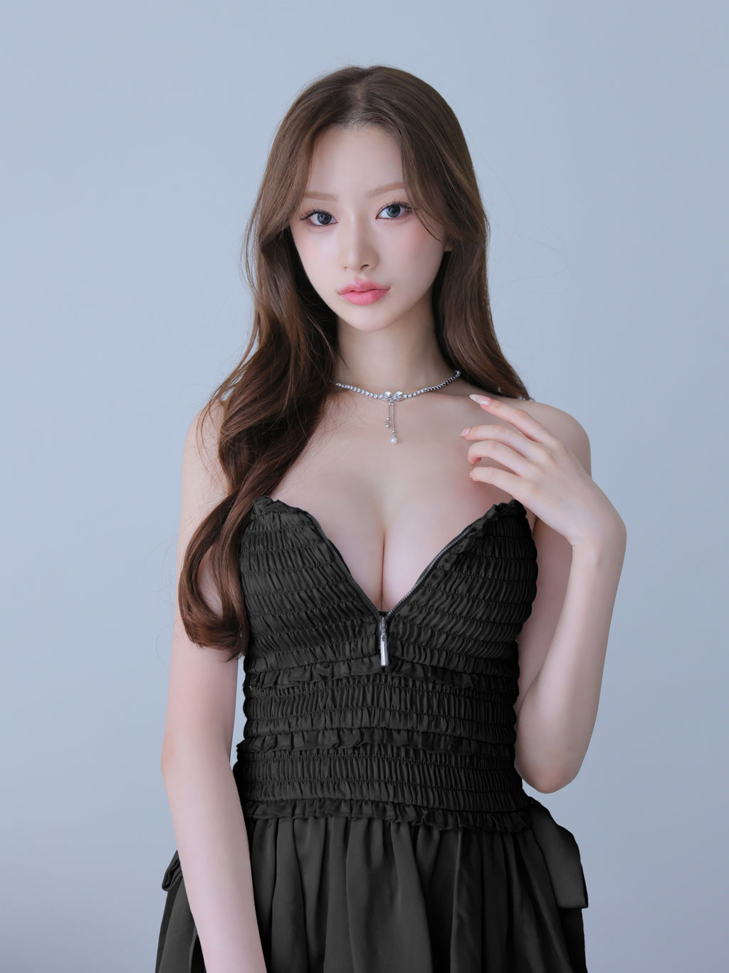 【予約】Kitten Ribbon Dress  (anier4088)