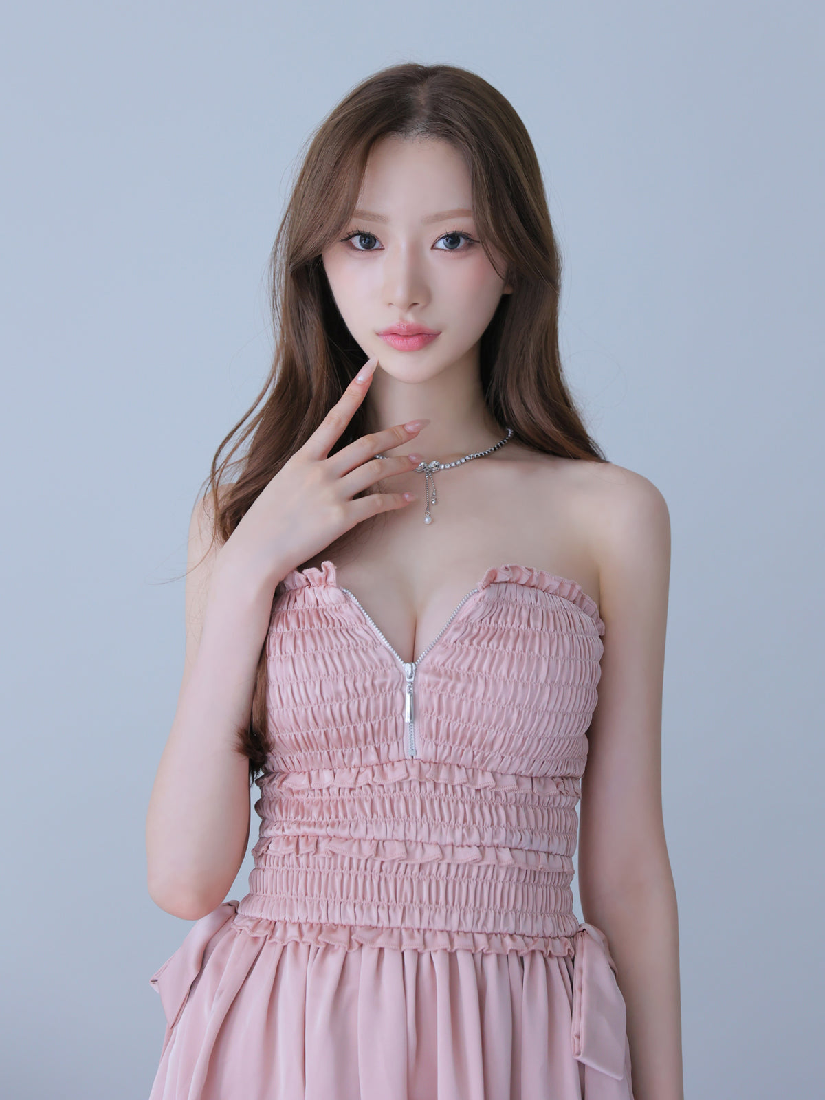 【予約】Kitten Ribbon Dress  (anier4088)