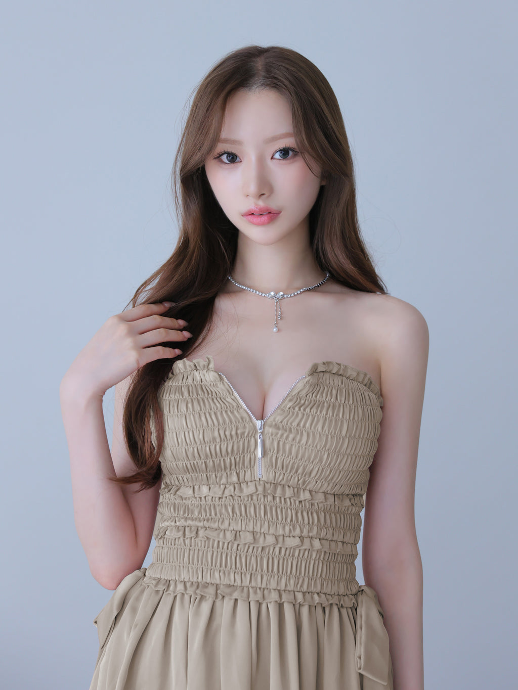 【予約】Kitten Ribbon Dress  (anier4088)