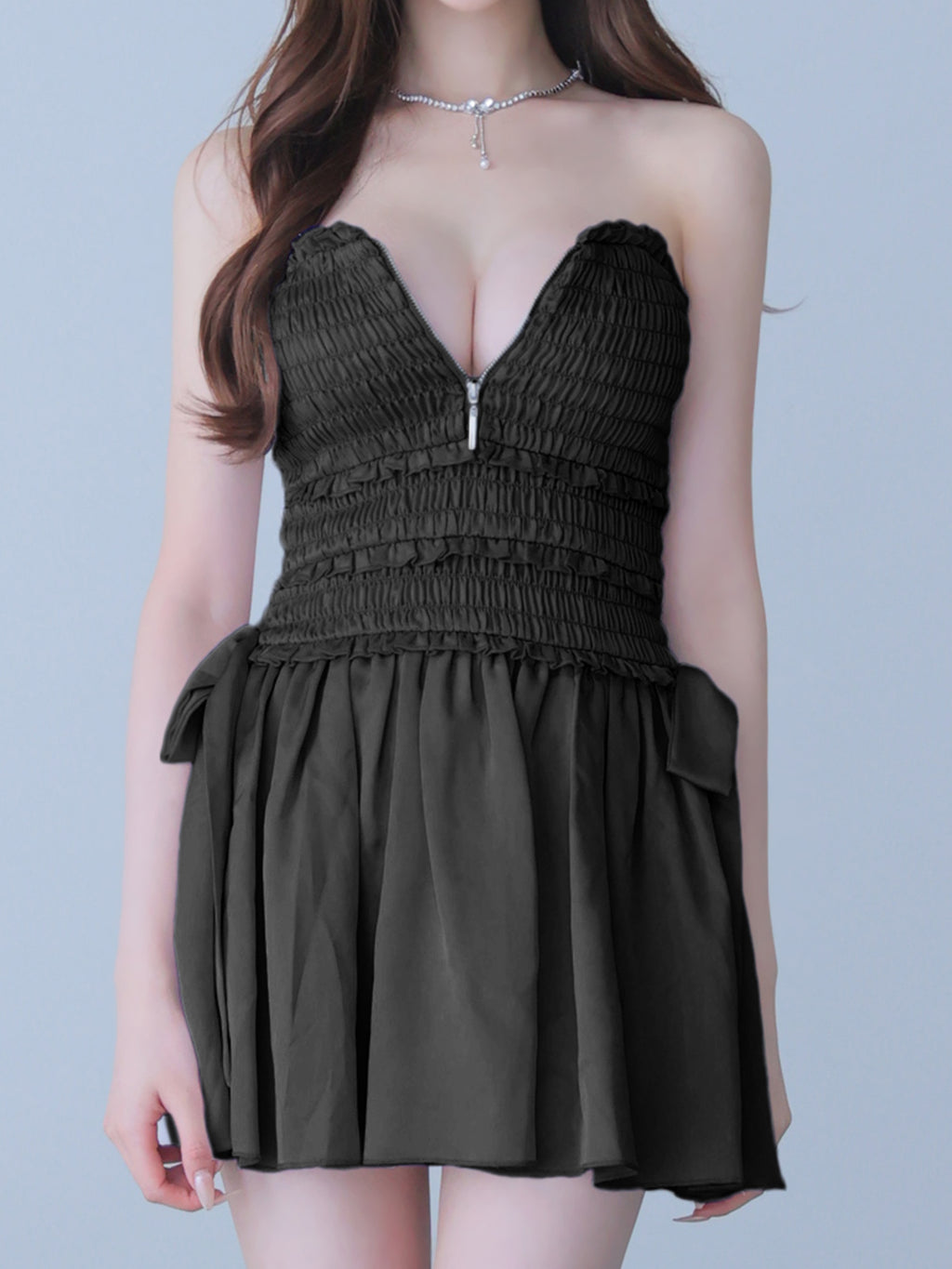 【予約】Kitten Ribbon Dress  (anier4088)