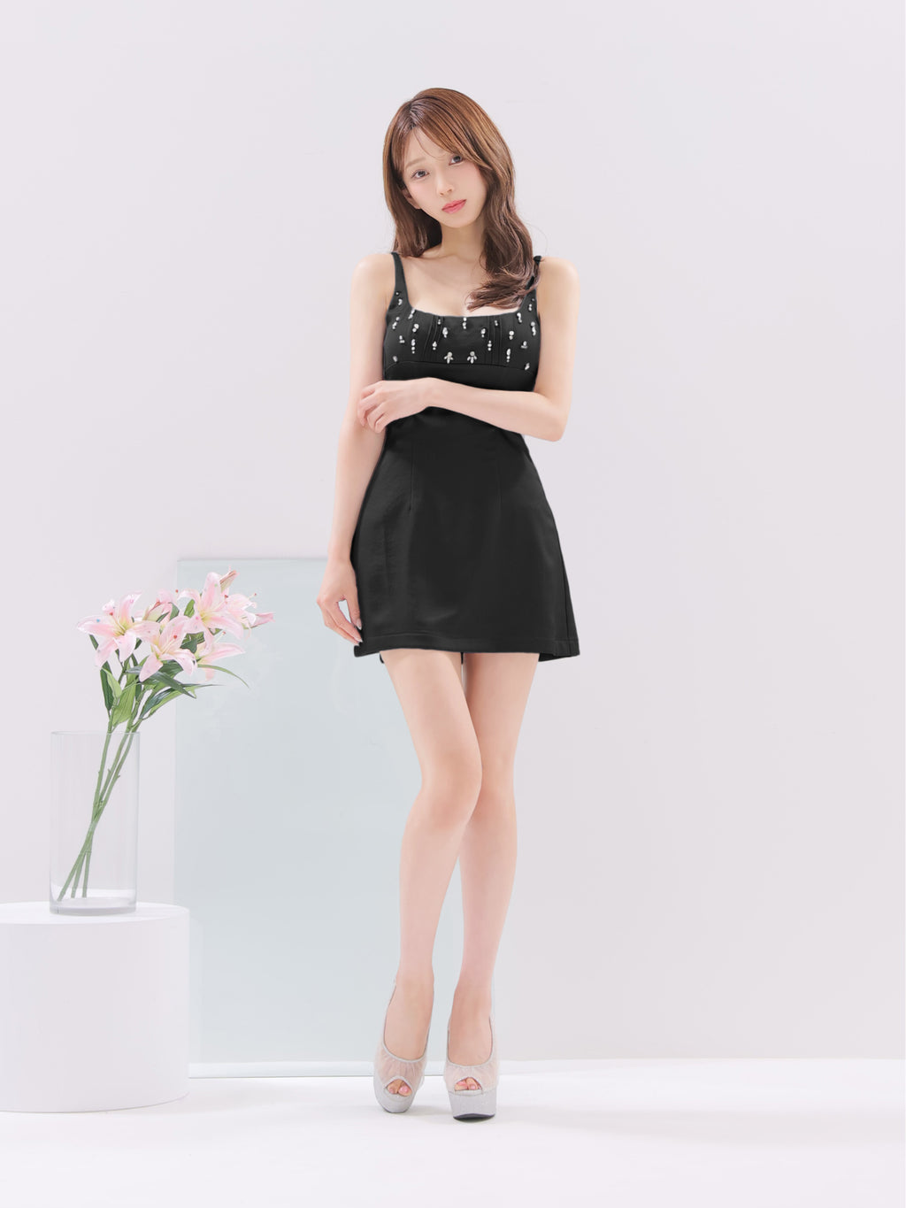 予約商品【7月下旬頃入荷予定】Stella Bijou Mini Dress(anier4089)