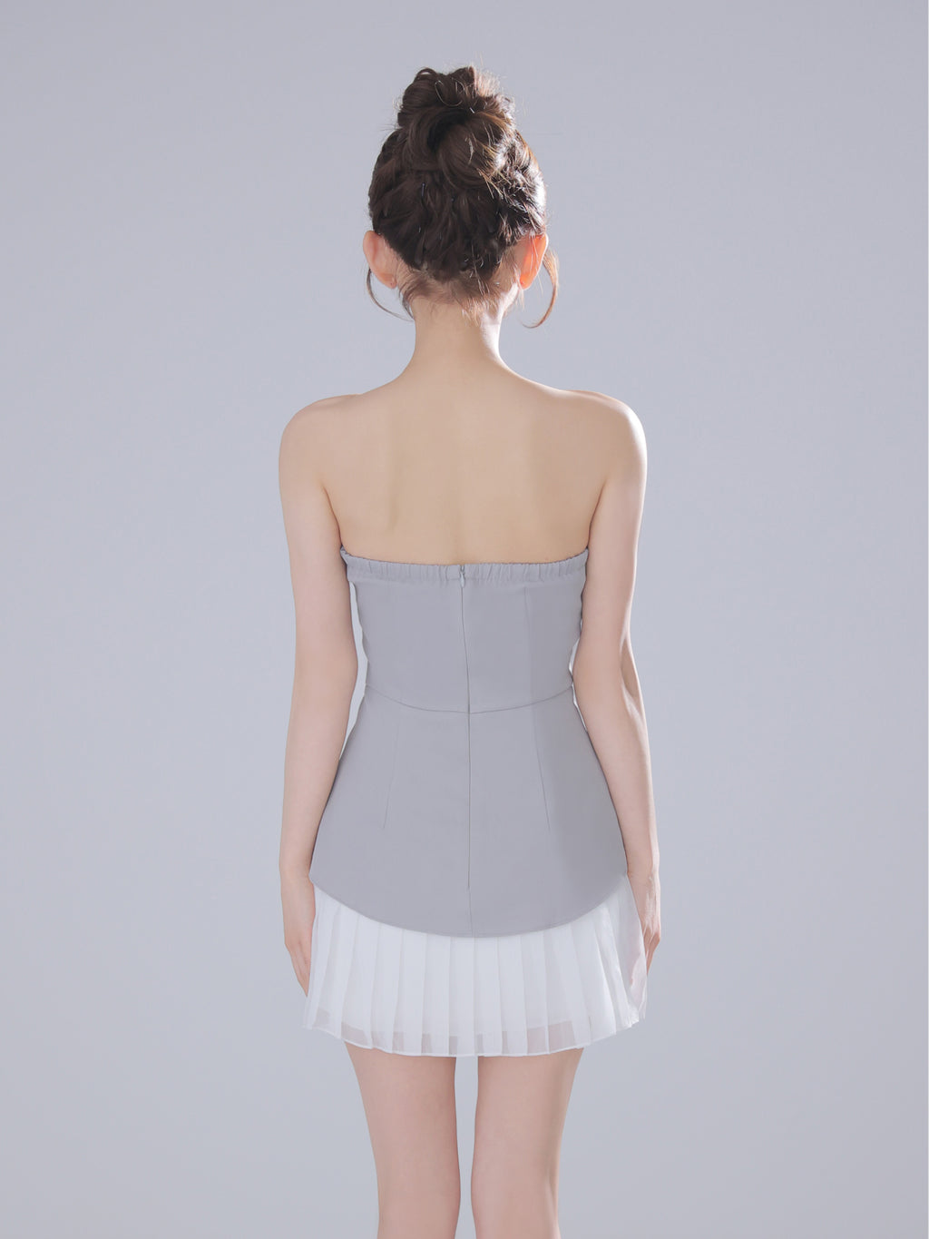 ★予約商品★【7月下旬頃入荷予定】【XSサイズあり】Twin Bow Layered Mini Dress（anier4090）