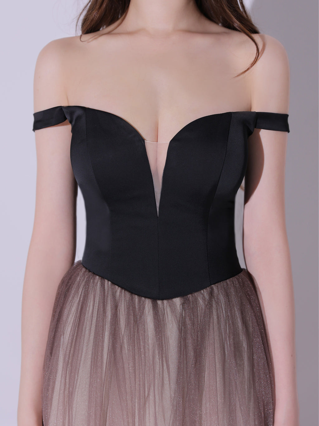 【予約】Sheer Veil Long Dress (anier4092)