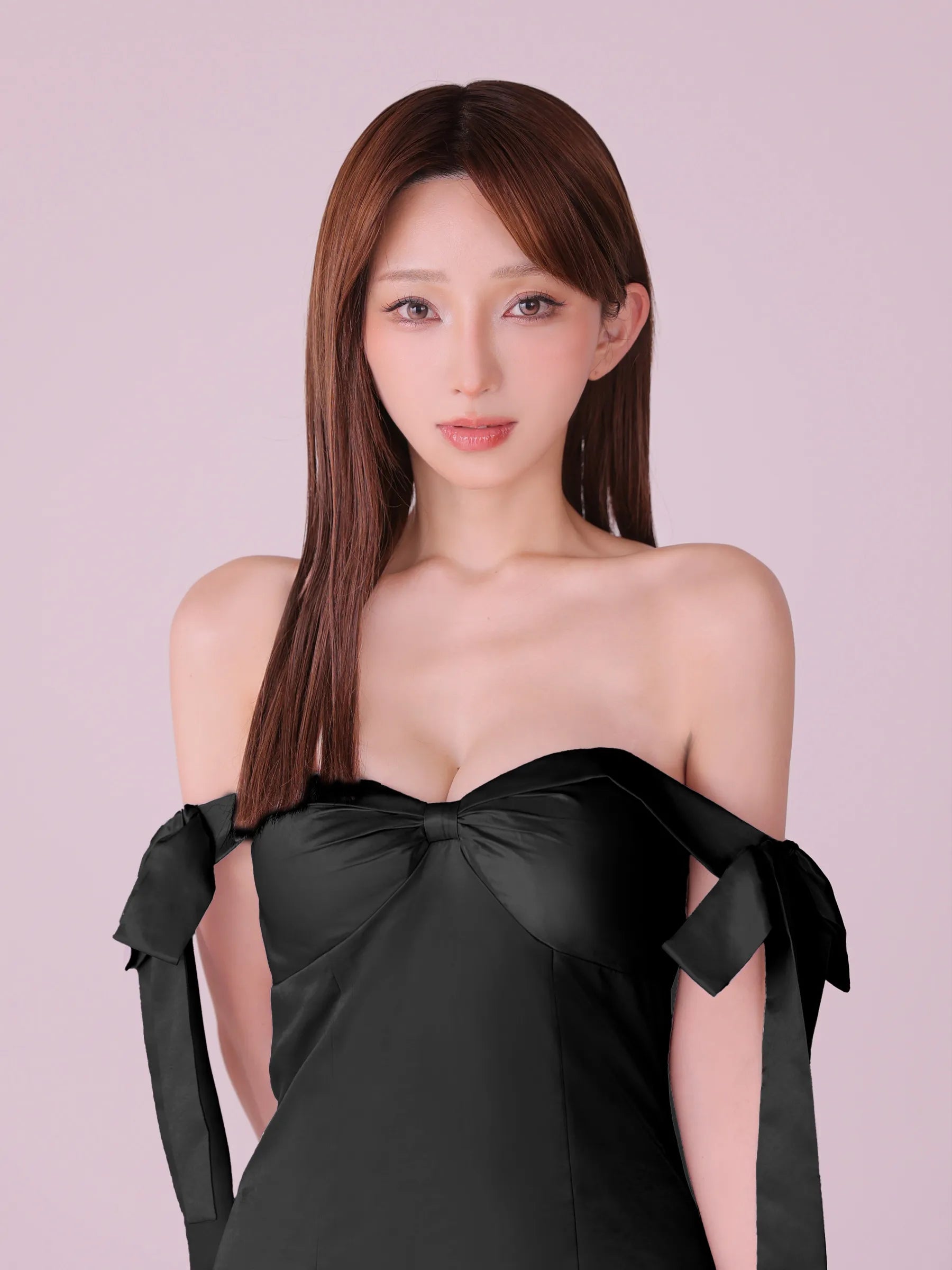 【予約】Allure Ribbon Dress(anier4097)