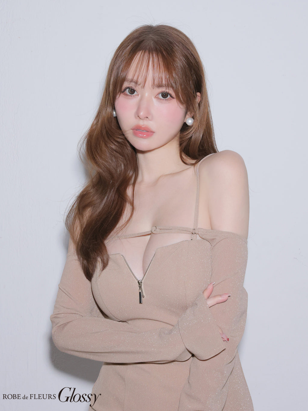 ★予約商品★【8月下旬頃入荷予定】【XSサイズあり】ラメニットボレロセットタイトミニキャバドレス (GL4143)