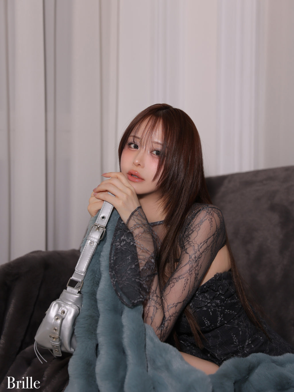 ★予約商品★【8月中旬頃入荷予定】【XS～Lサイズあり】Pétale de brille mini dress (brille4161)