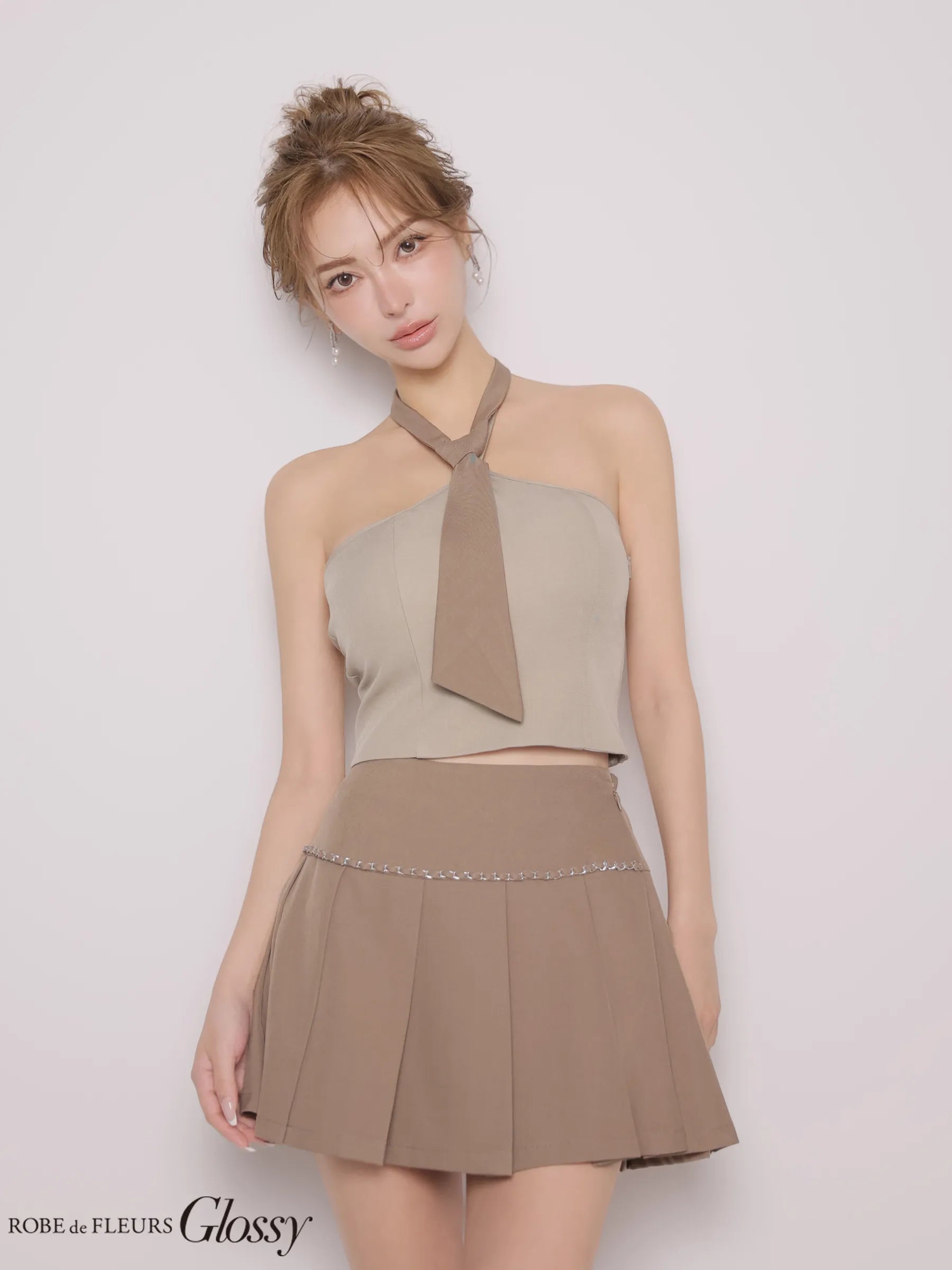 beige×brown
