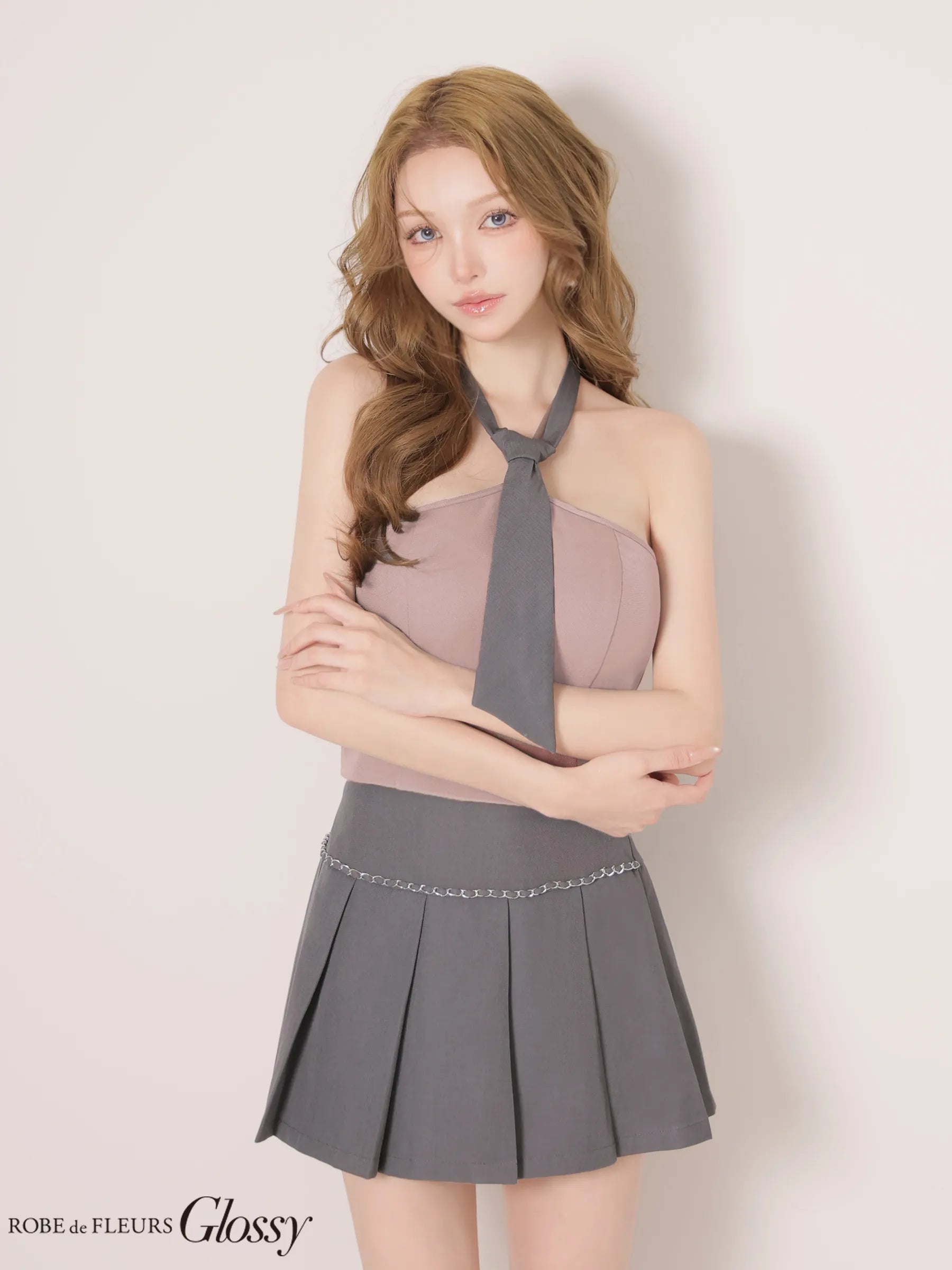 pink×gray