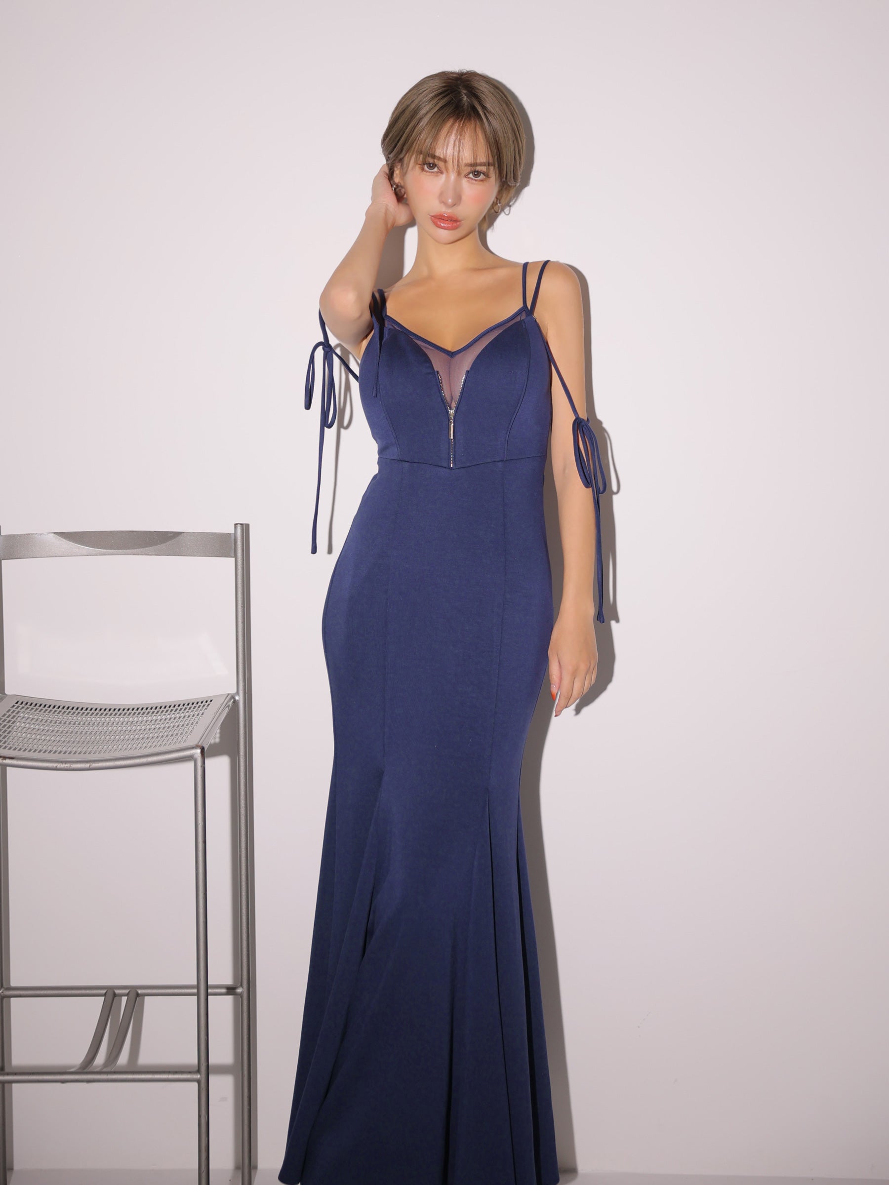 ROBE de FLEURS ローブドフルール ロングキャバドレス DE3380 ROBE de FLEURS/ローブドフルール公式通販《パーティードレス・キャバ