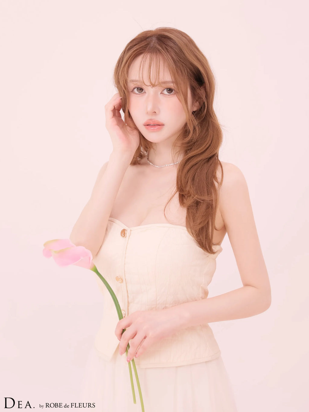 チュールティアードベアセットアップロングキャバドレス (DE4371)