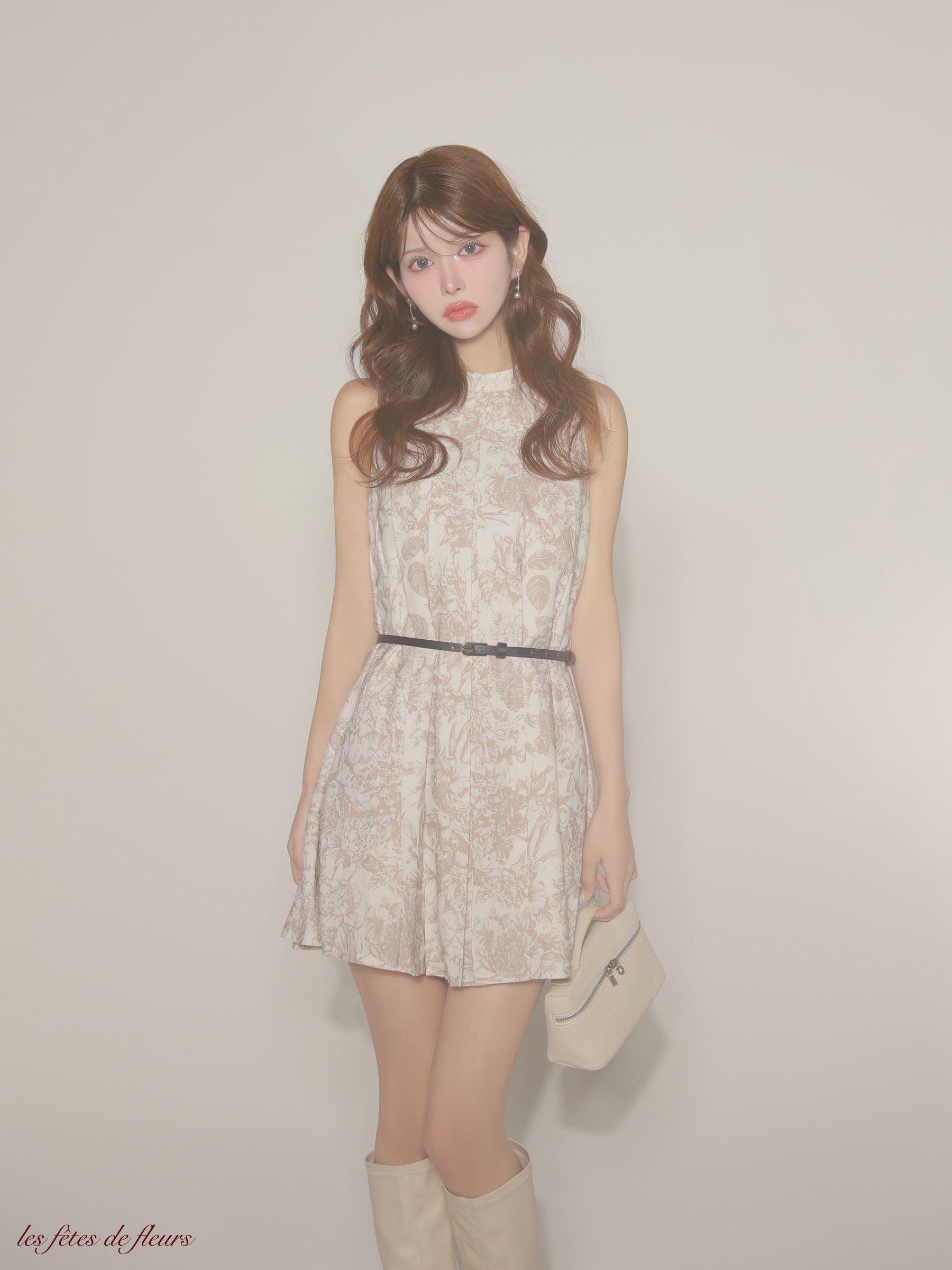 ★一部予約商品★【7月上旬頃入荷予定】【XSサイズあり】belle bloom mini dress(LF4613)