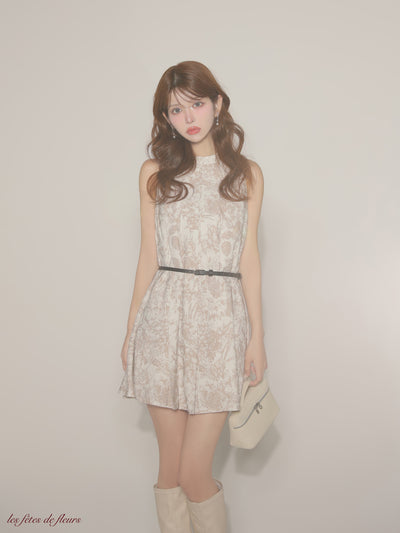 belle bloom mini dress(LF4613)