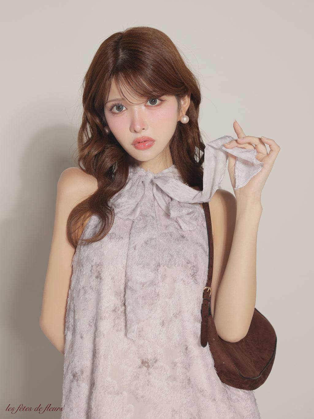 ★予約商品★【8月下旬頃入荷予定】【XSサイズあり】fleurs jacquard mini dress(LF4625)