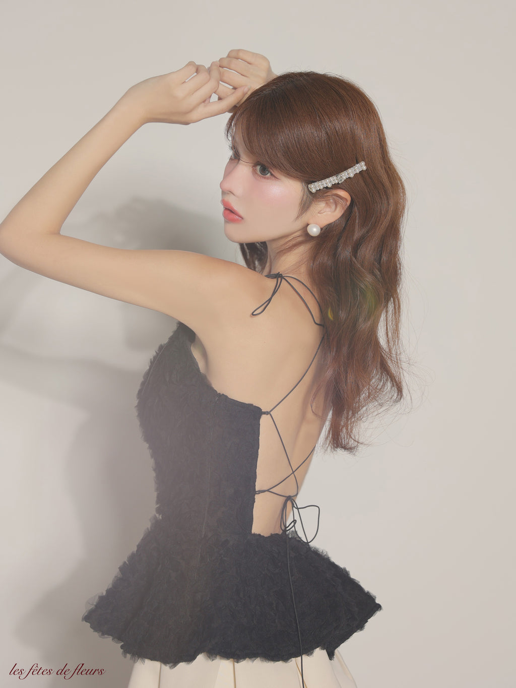 【XSサイズあり】fleurs tulle setup dress(LF4638)