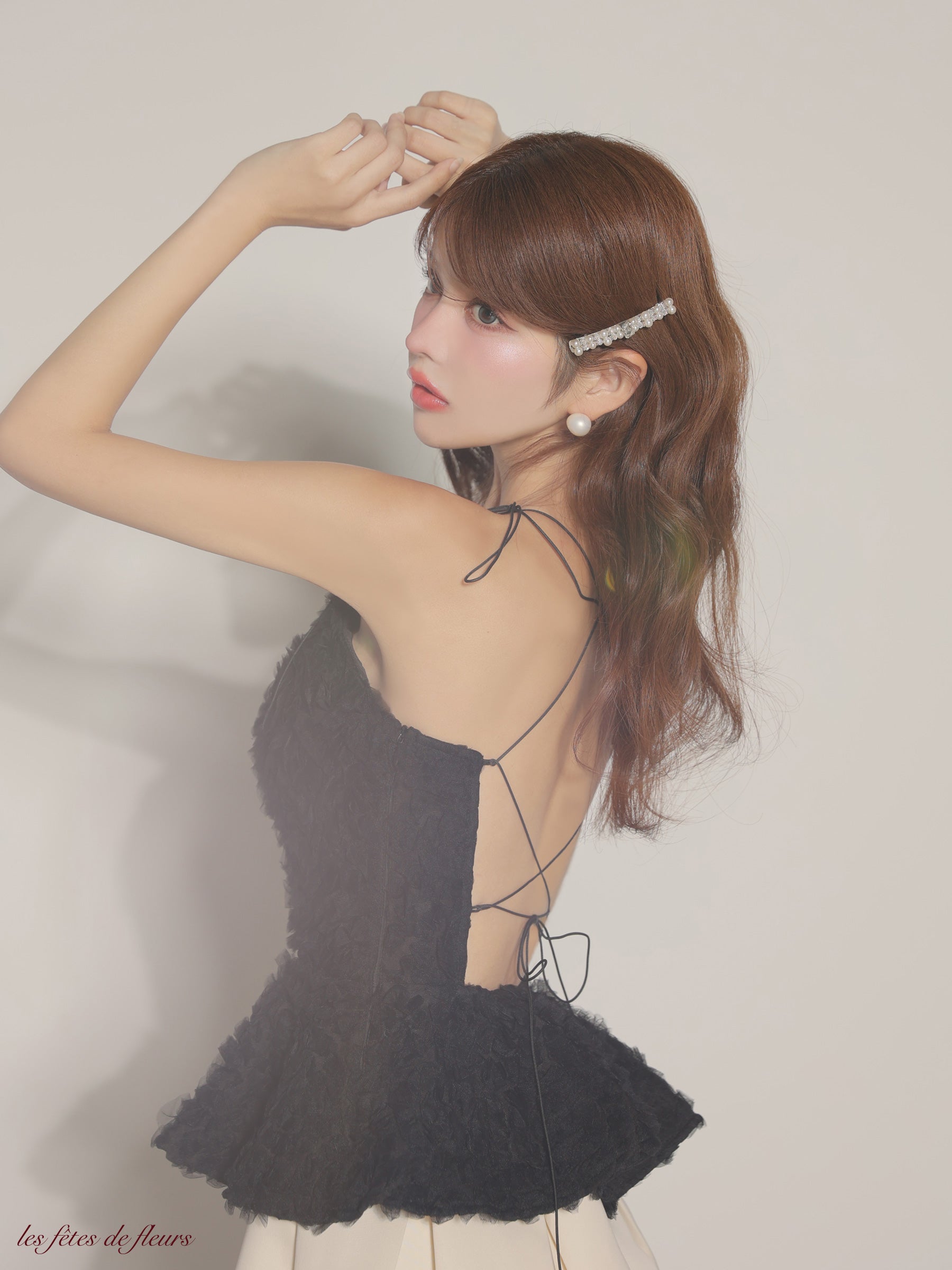 【XSサイズあり】fleurs tulle setup dress(LF4638)