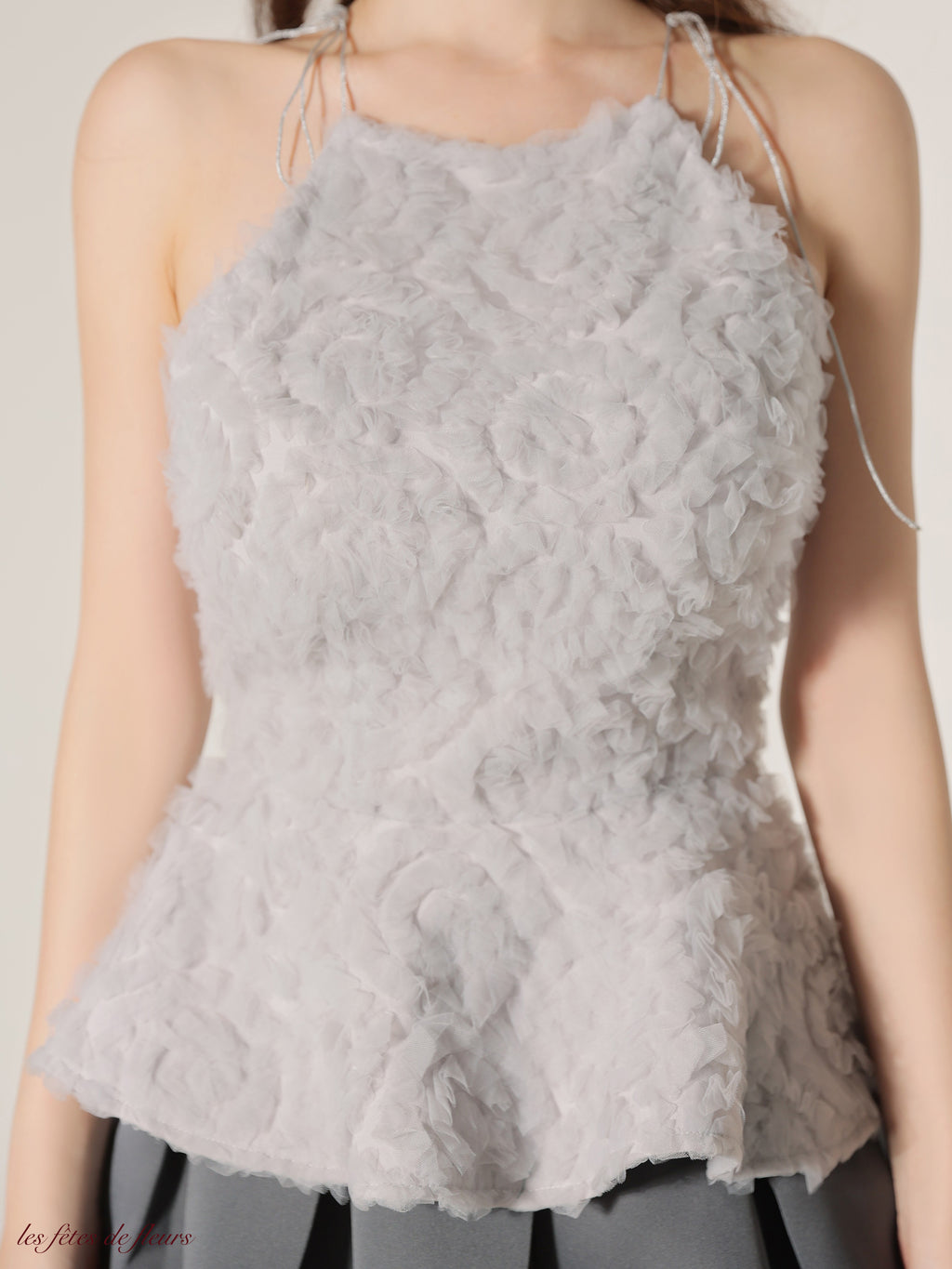 【XSサイズあり】fleurs tulle setup dress(LF4638)