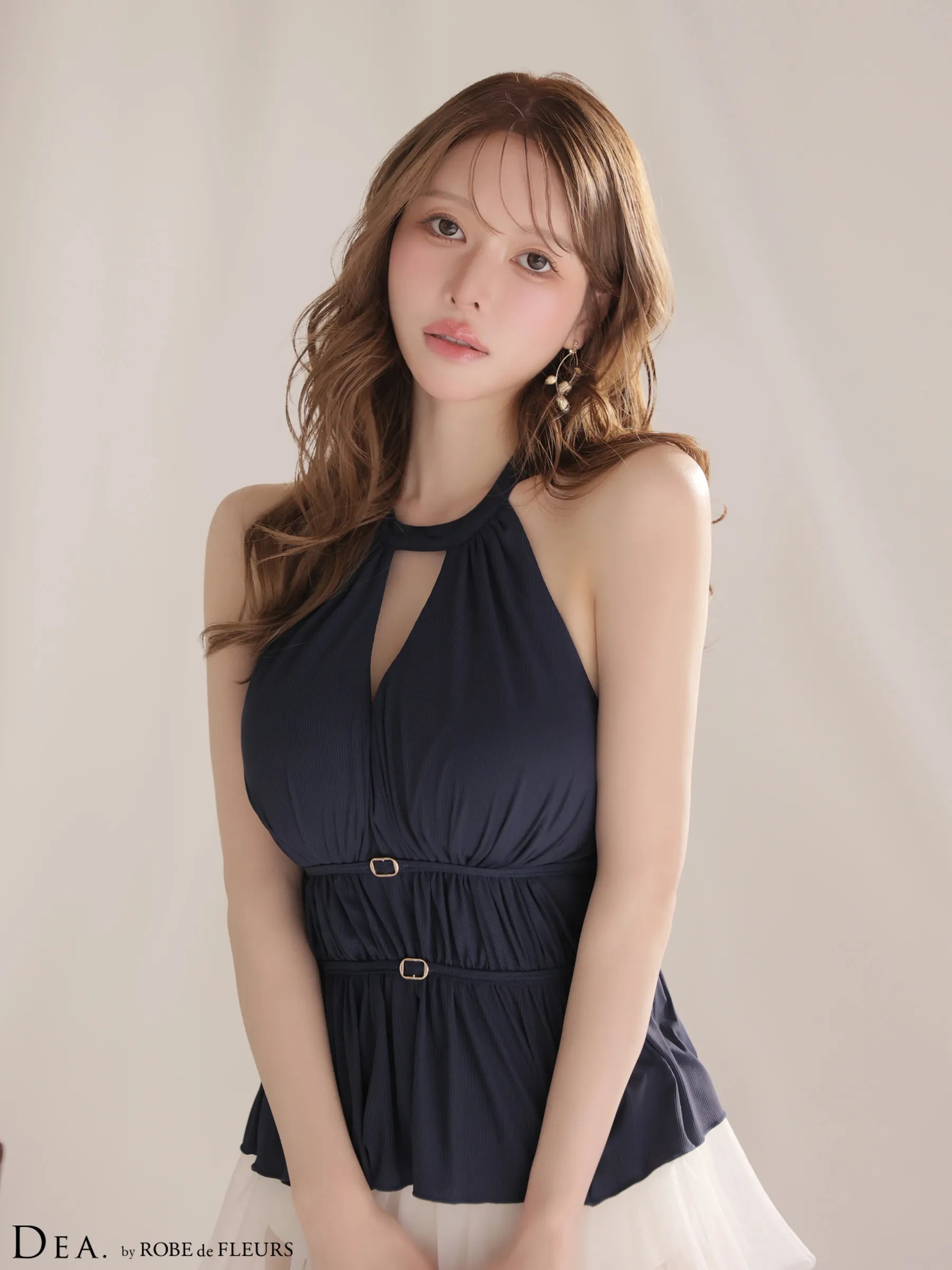 【水着】Airy Tulle Layered Swimwear（DE4660）【返品不可】