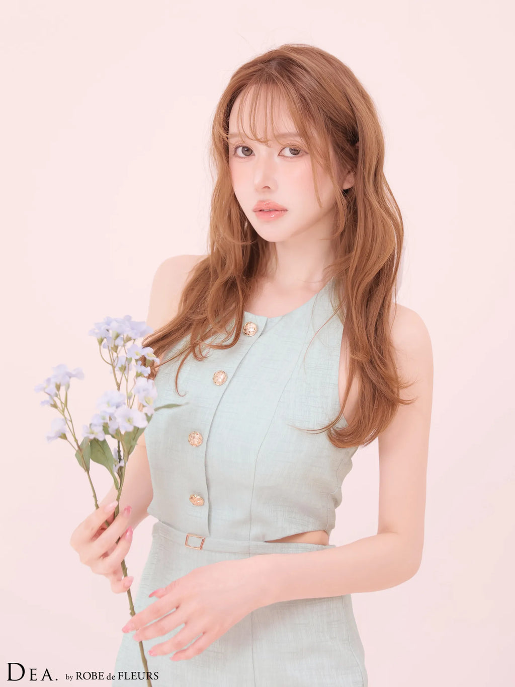 ジャガードバックリボンマーメイドロングキャバドレス(DE4666)