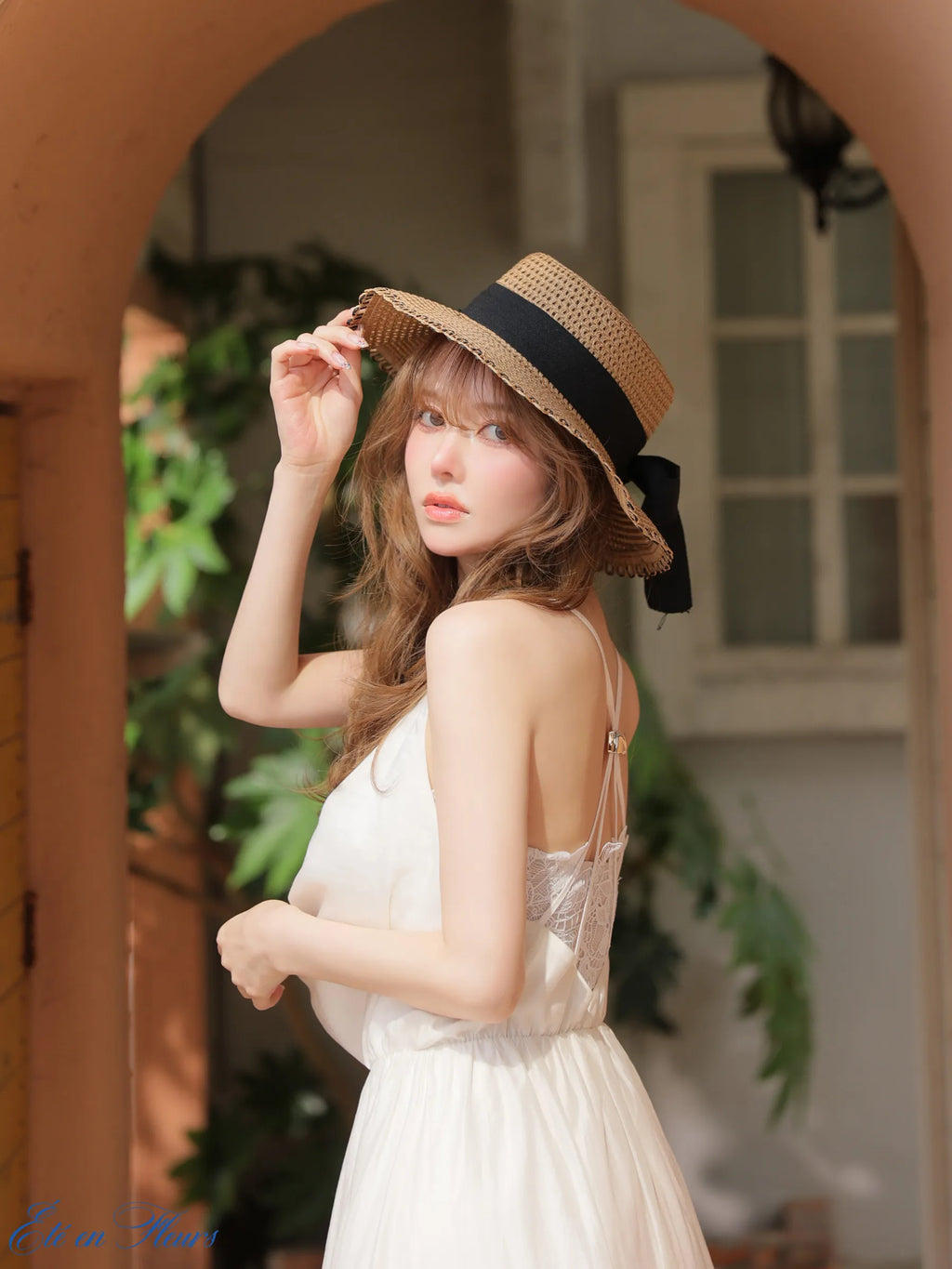 Drape tiered long dress(VC4677)