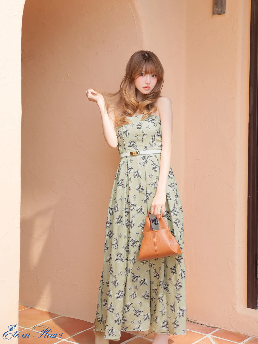 Flower bear long dress(VC4678)